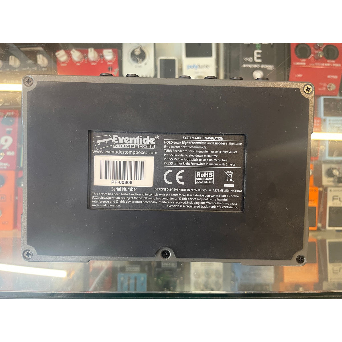 Used Eventide Harmonizer Pitch Factor Guitar Pedal