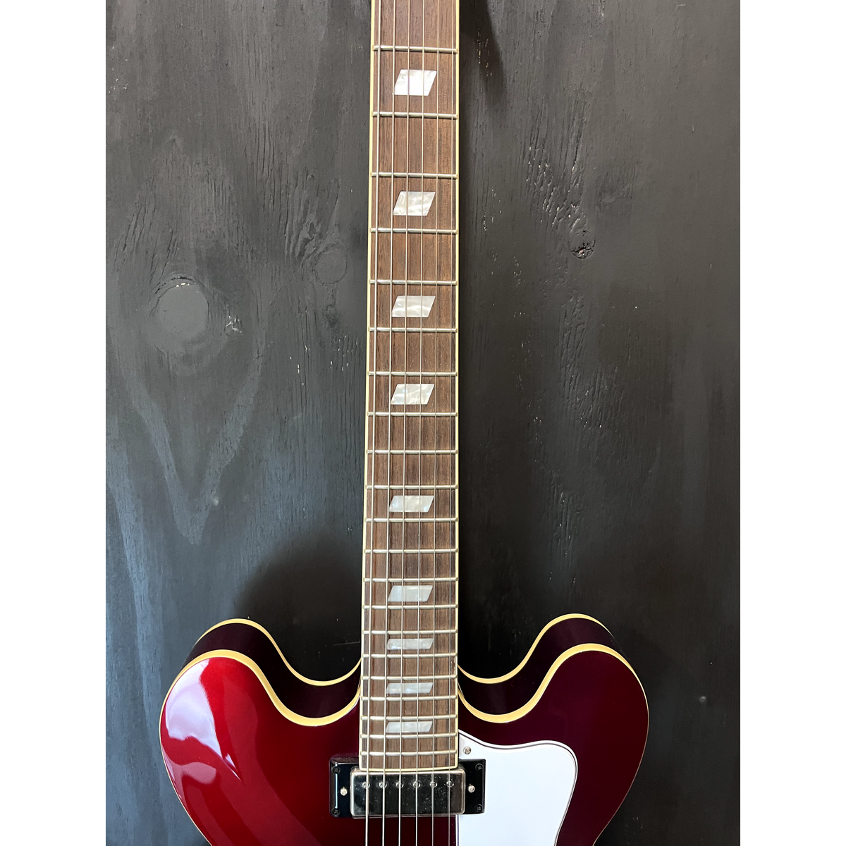 Used Epiphone SG Custom 2-Humbucker Ebony with Deluxe Gig Bag