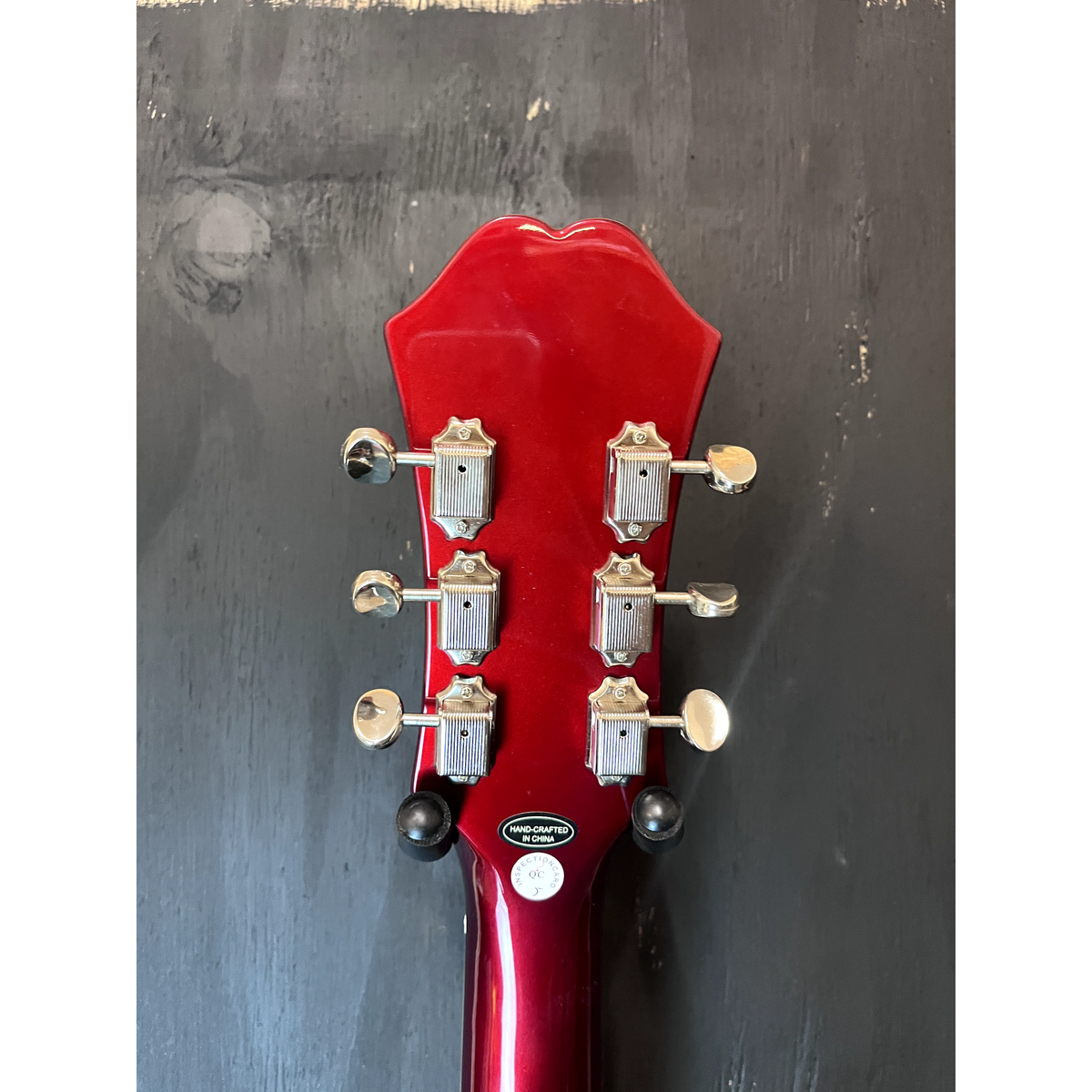 Used Epiphone SG Custom 2-Humbucker Ebony with Deluxe Gig Bag