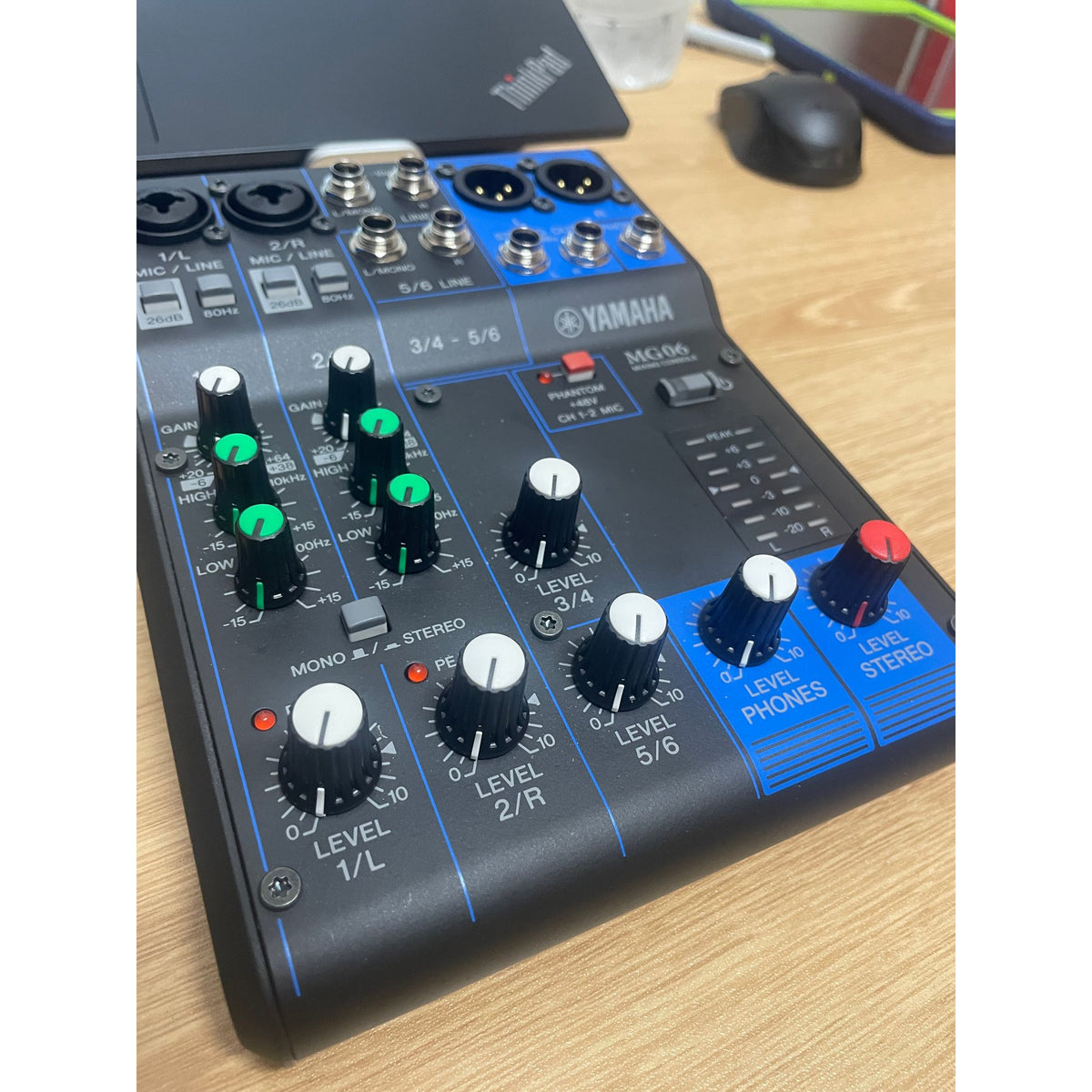Used Yamaha MG06 D-PRE Mixer