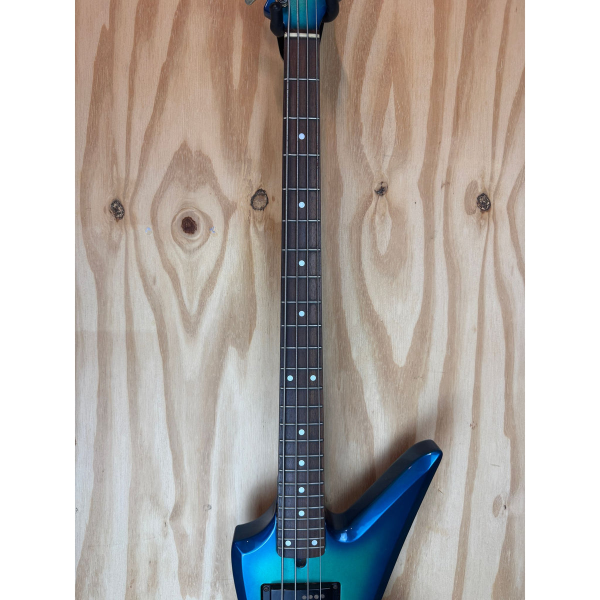 Used Aria Pro II ZZB-Deluxe Bass Blue Black Burst 1983 with Original Bag