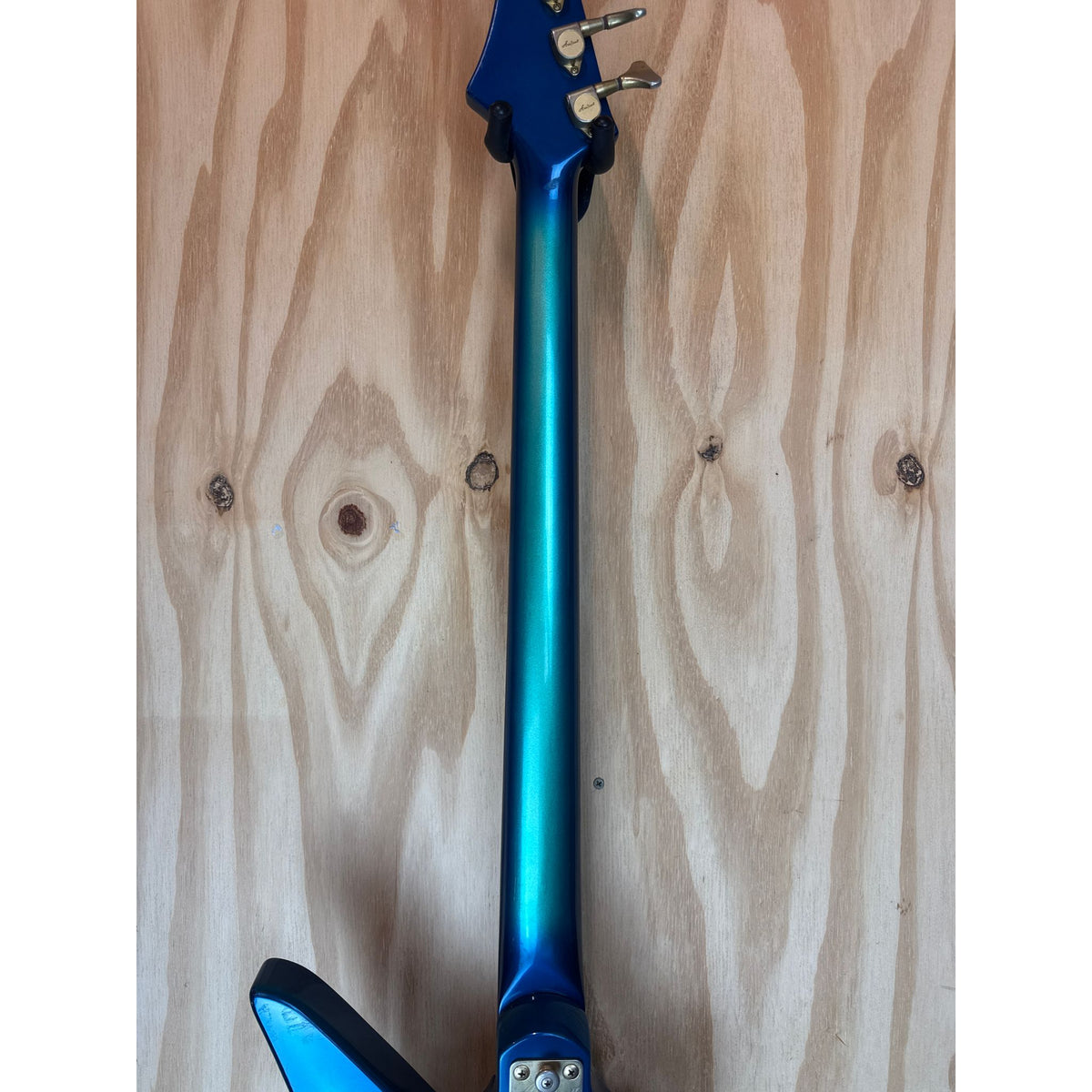 Used Aria Pro II ZZB-Deluxe Bass Blue Black Burst 1983 with Original Bag