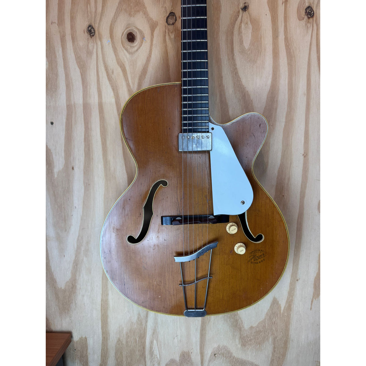 Used 1950s Arnold Hoyer Archtop Guitar with Hard Case