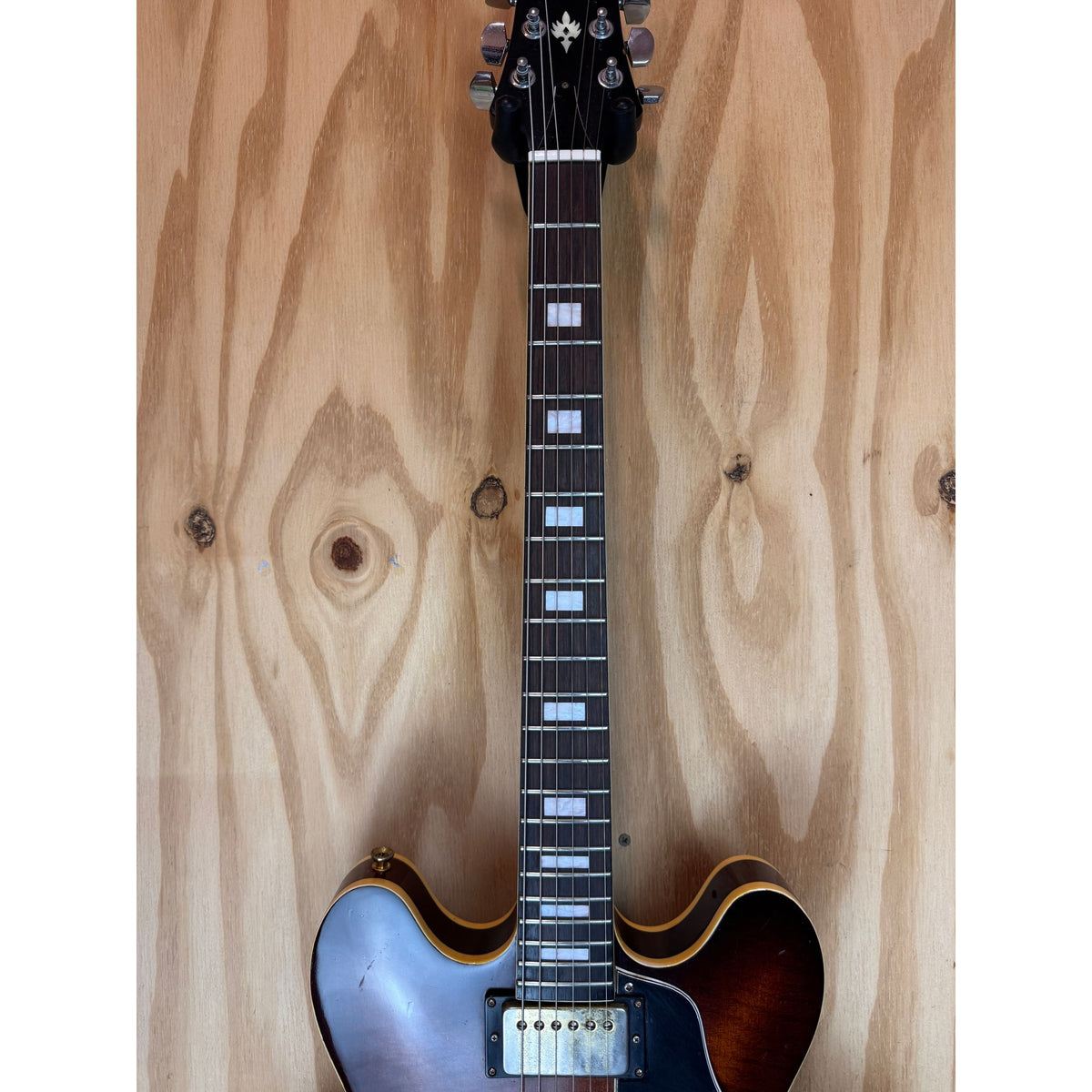 Used Aria Pro II ES500 Hollow body Electric Guitar in Hardcase