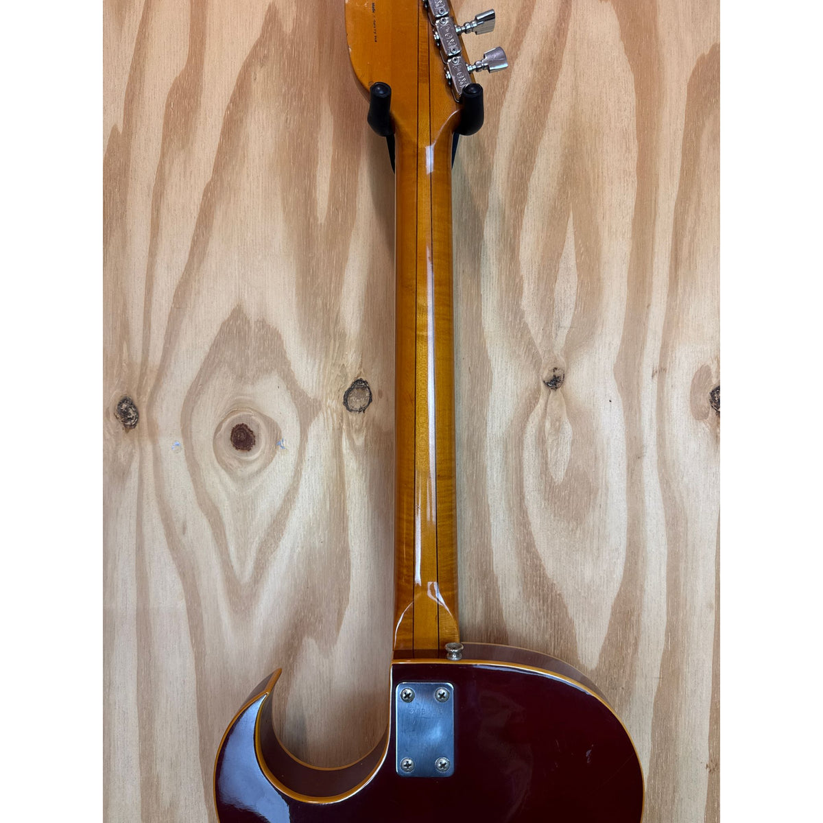 Used VOX Apollo Cherry Red Hollowbody Electric Guitar with Hard Case