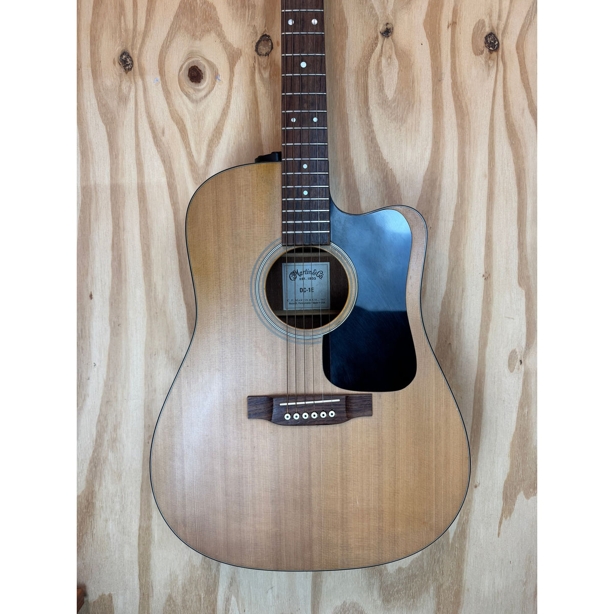 Used Martin DC1E Acoustic Electric Guitar in Hard Case