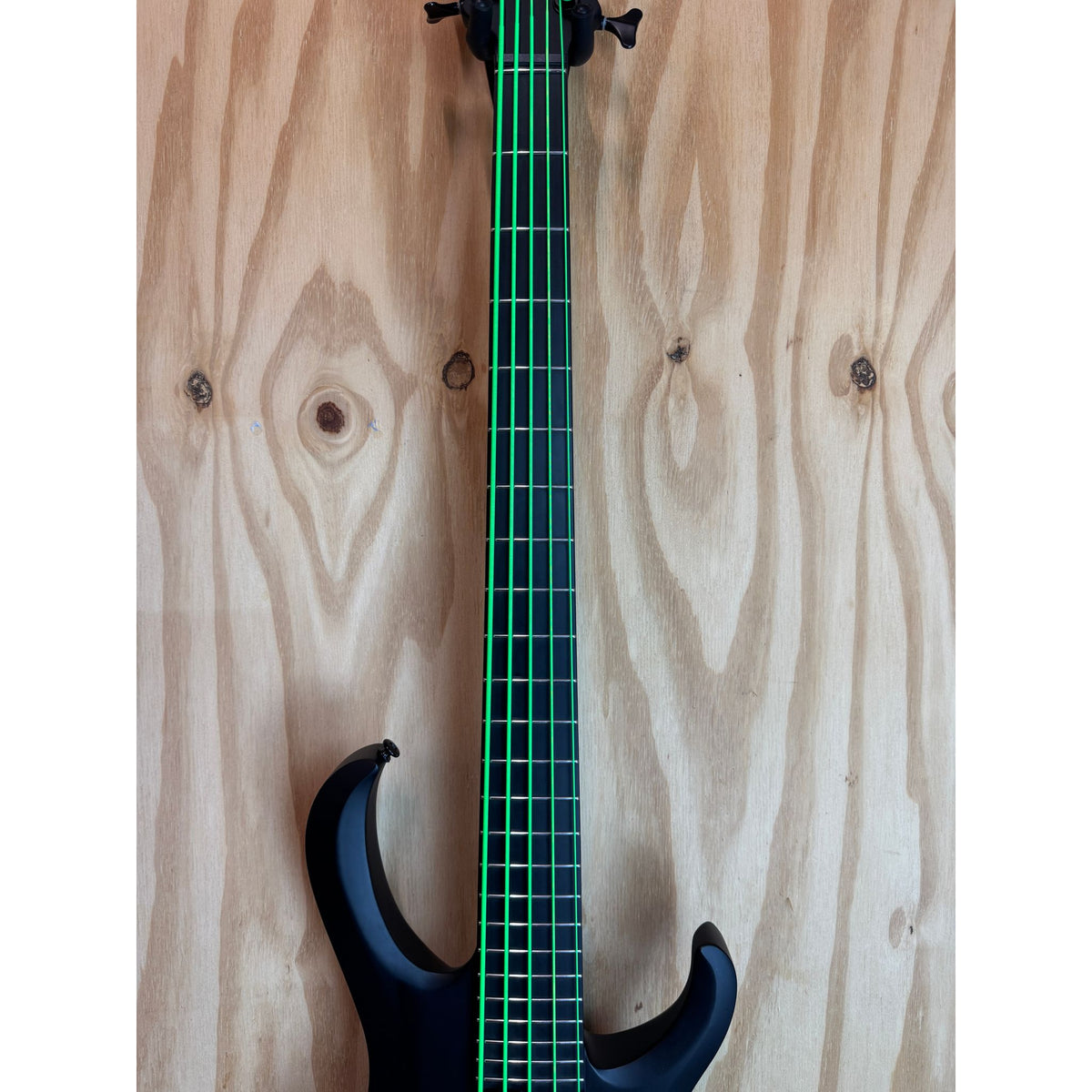 Used 2022 Ibanez BTB625EX 5-string Electric Bass Guitar Black Flat with Case