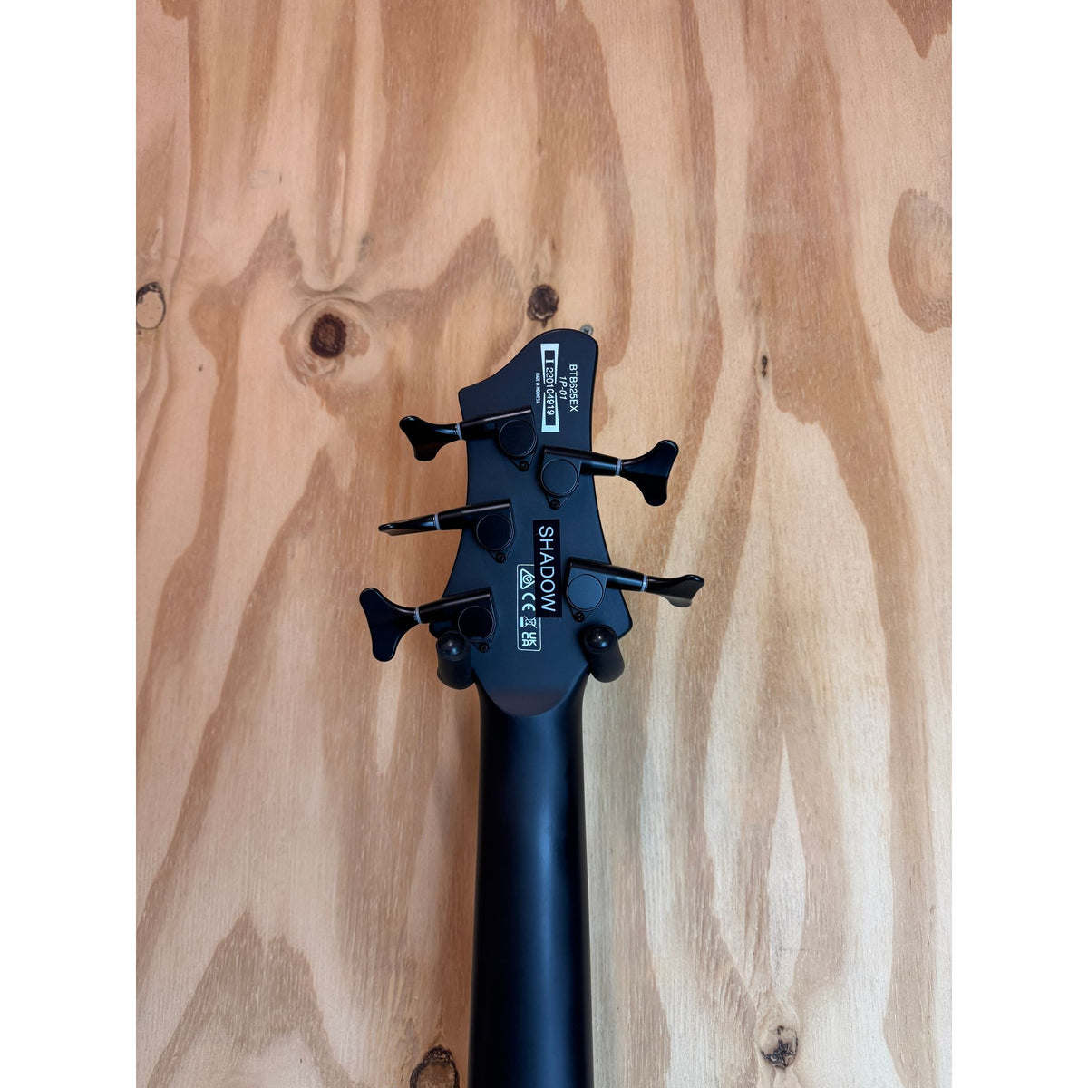 Used 2022 Ibanez BTB625EX 5-string Electric Bass Guitar Black Flat with Case