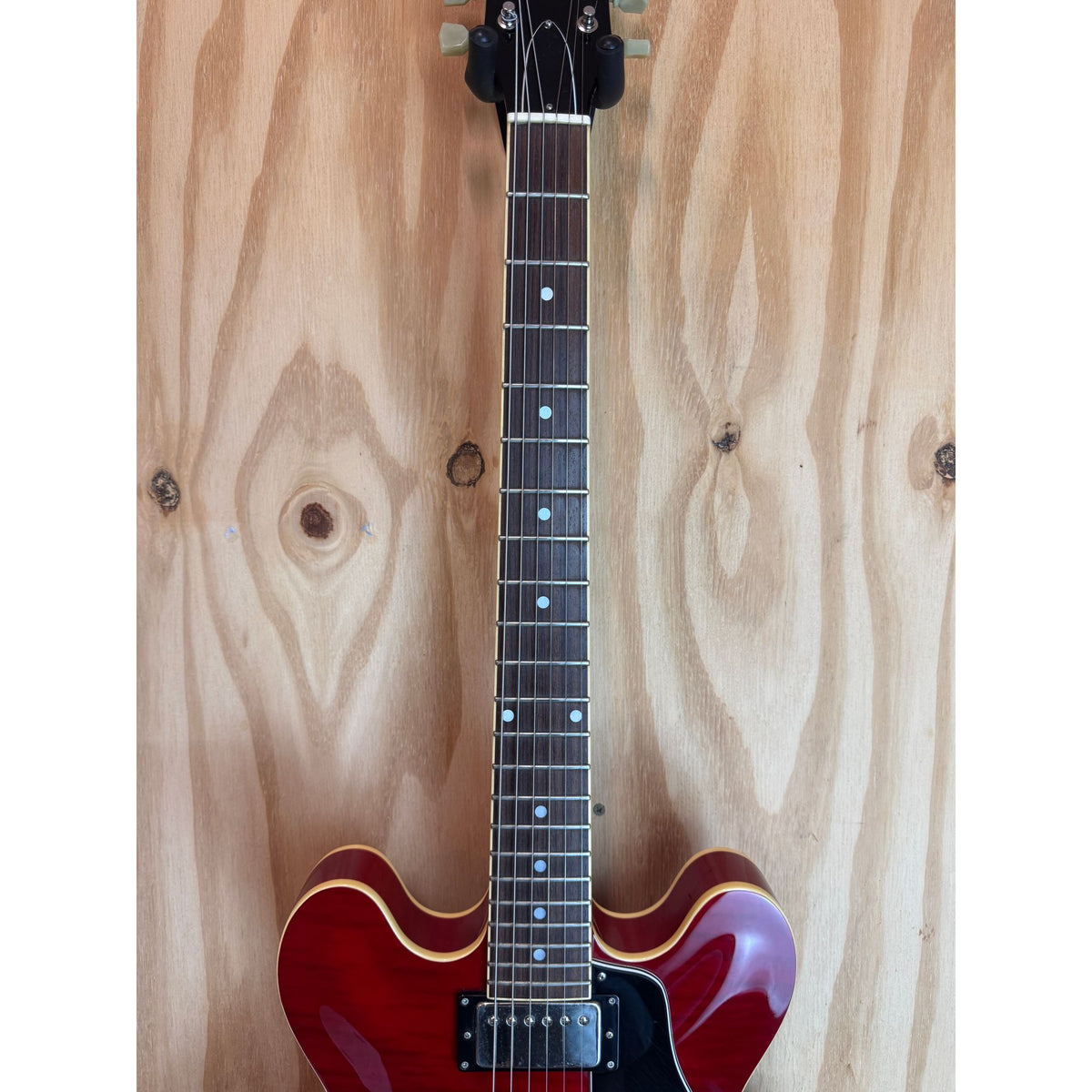 Used Tokai ES130 SR Hollow body Electric Guitar Heritage Cherry in Hard case