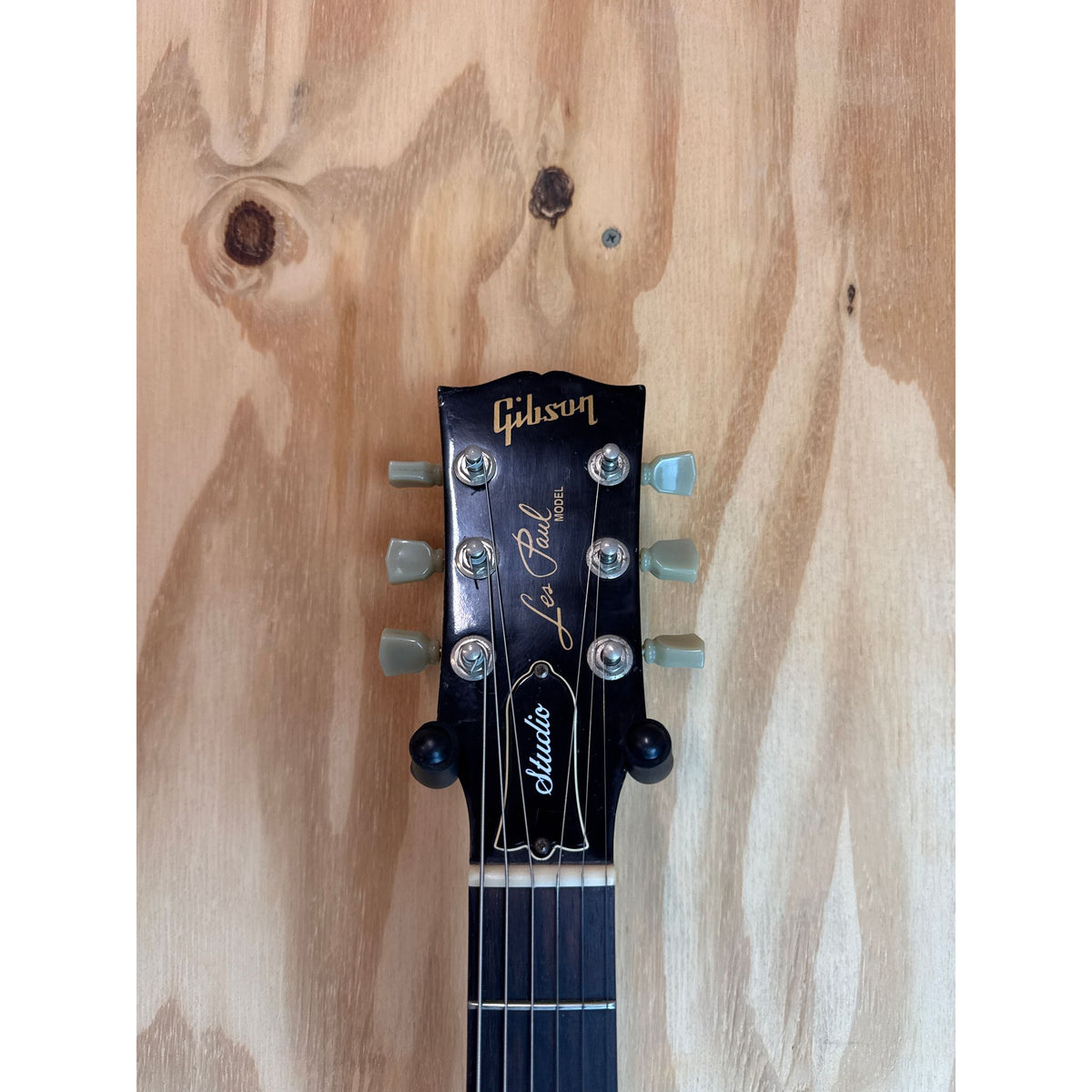 Used 2008 Les Paul Studio Electric Guitar Wine Red with Hard case