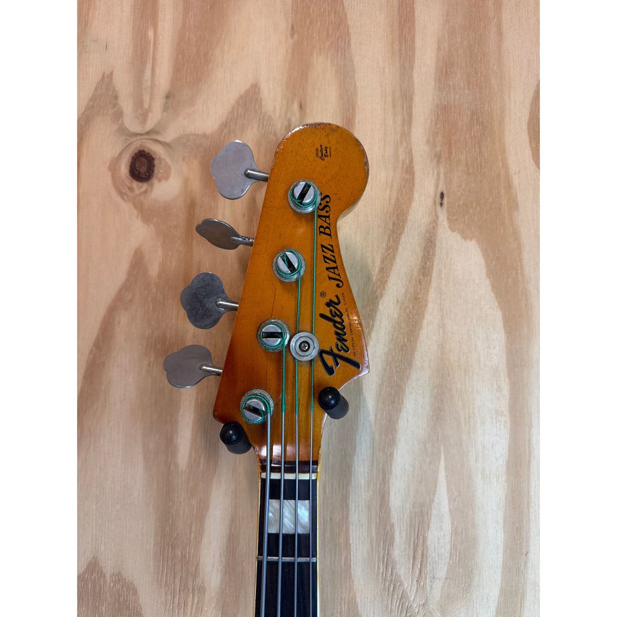 Used Fender Jazz Bass 1973 Sunburst Orig Case All Original