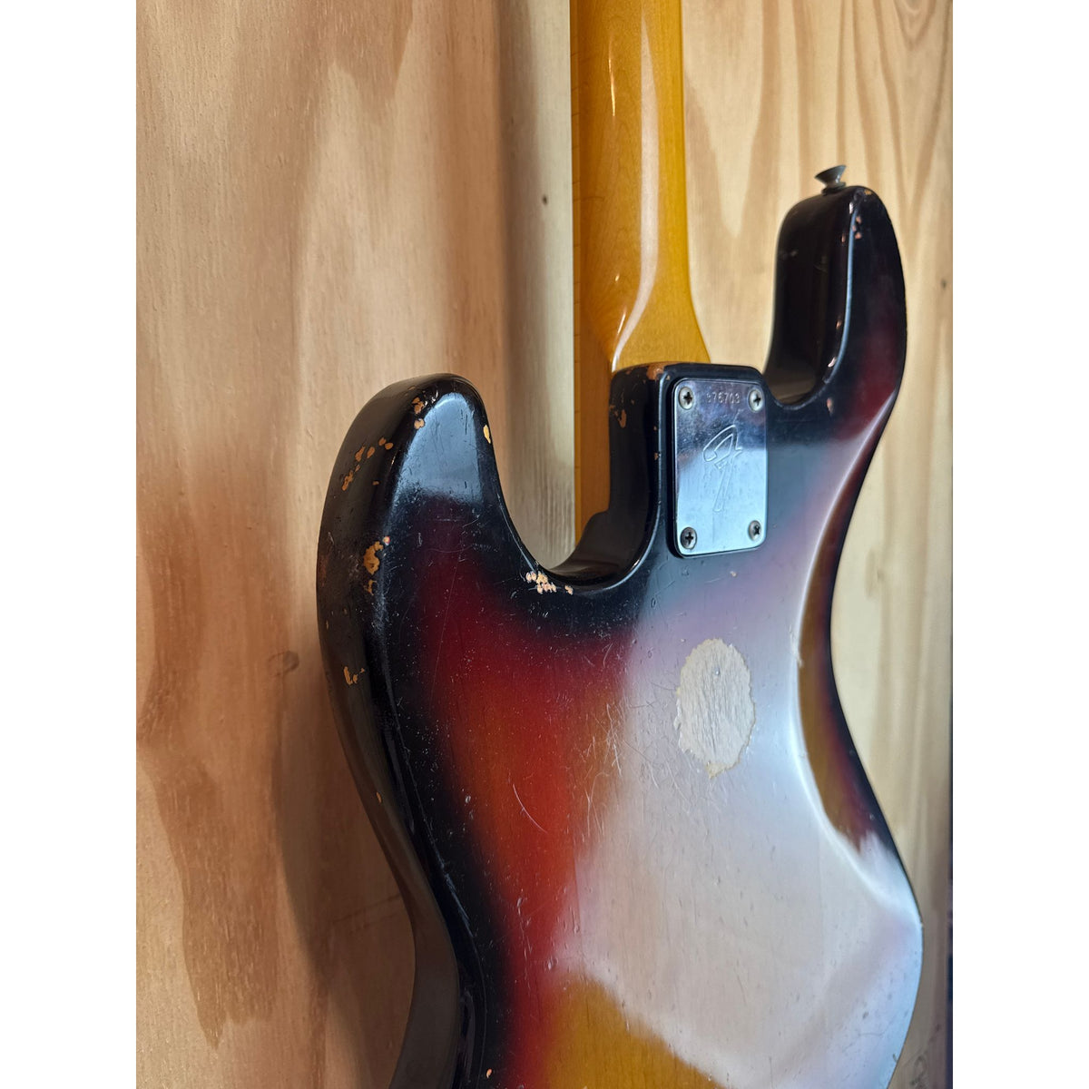 Used Fender Jazz Bass 1973 Sunburst Orig Case All Original