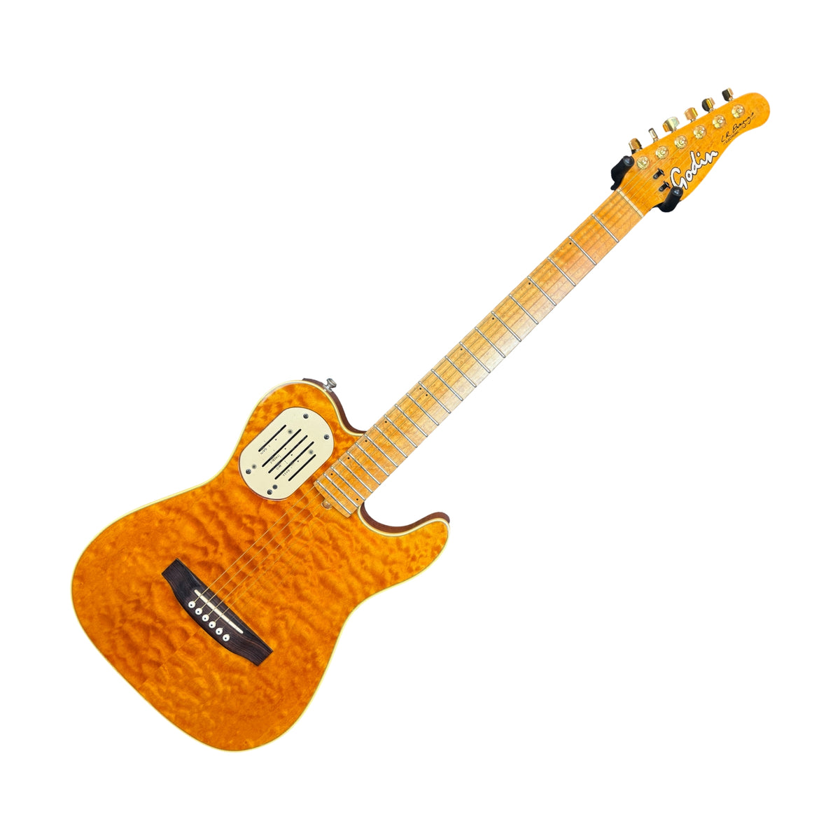 Used Godin Acousticaster 1995 Electric-Acoustic Guitar in Hard Case