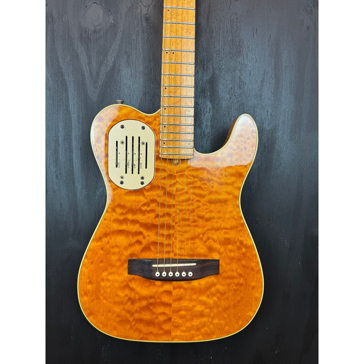 Used Godin Acousticaster 1995 Electric-Acoustic Guitar in Hard Case