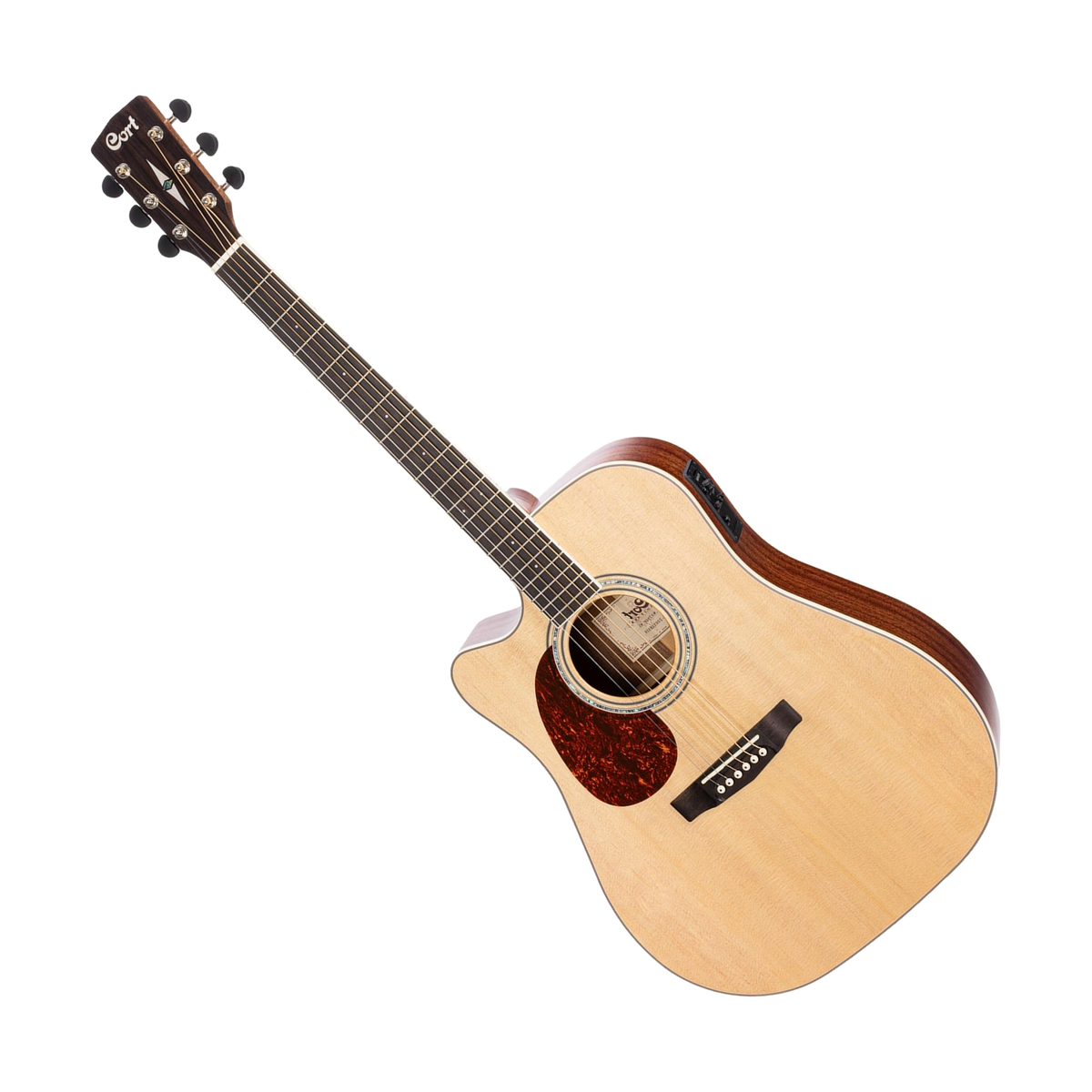 Cort MR710F Left Handed Acoustic Electric Guitar Natural Satin