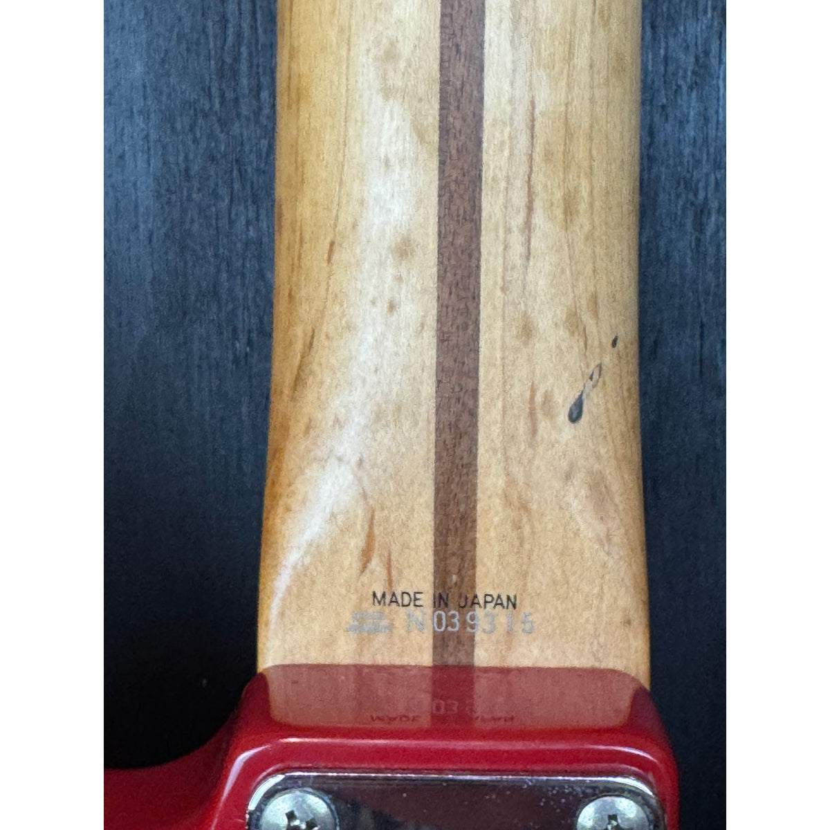 Used Squier 1993 Stratocaster Electric Guitar Left-handed Red with Gig Bag