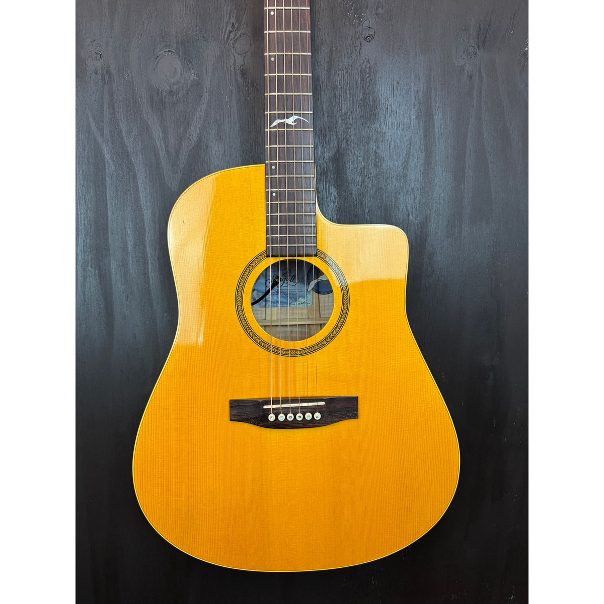 Used Seagull Artist Cameo CW Acoustic Guitar with Case