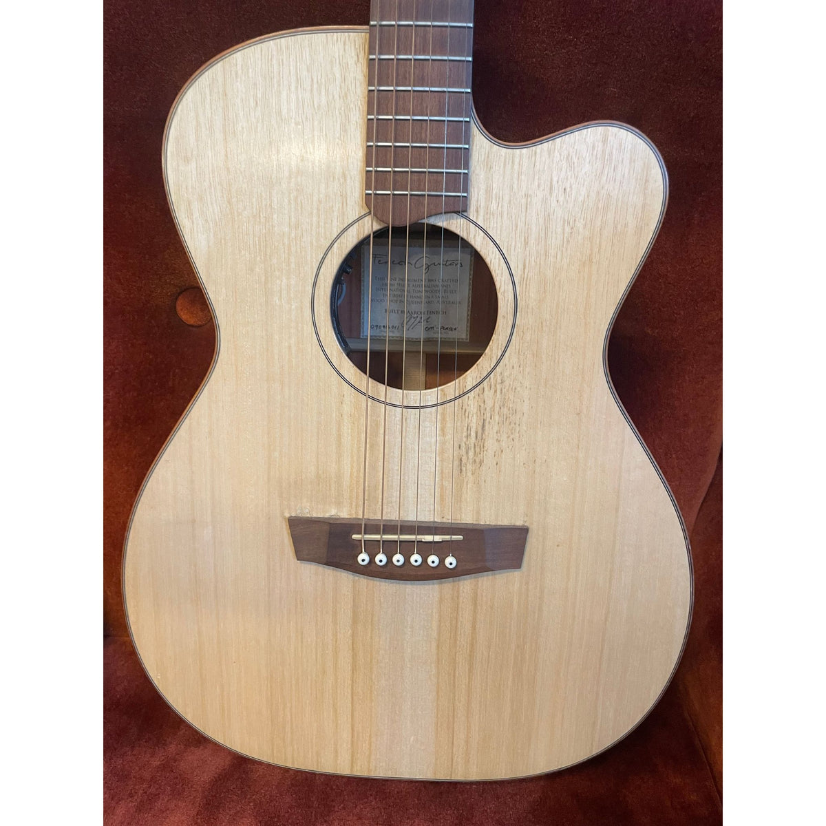 Used Fenech OM-Player Acoustic Guitar with Hard Case