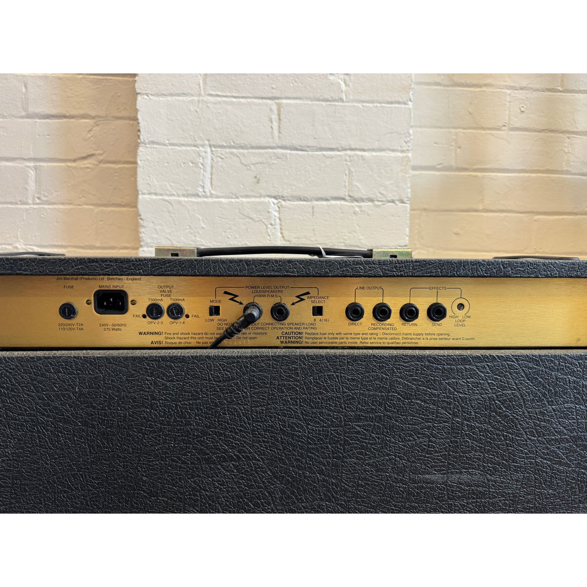 Used Marshall JCM 900 Combo Valve Guitar Amplifier with Cover and Footswitch