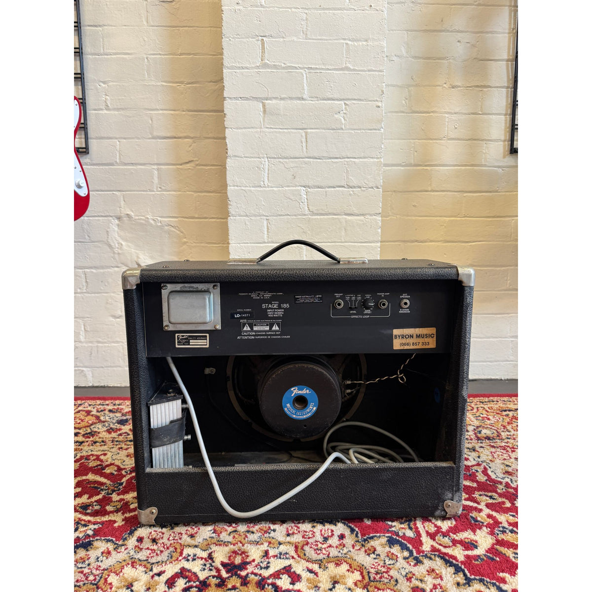 Used Fender Stage 185 Solid State Guitar Amplifier with Footswitch