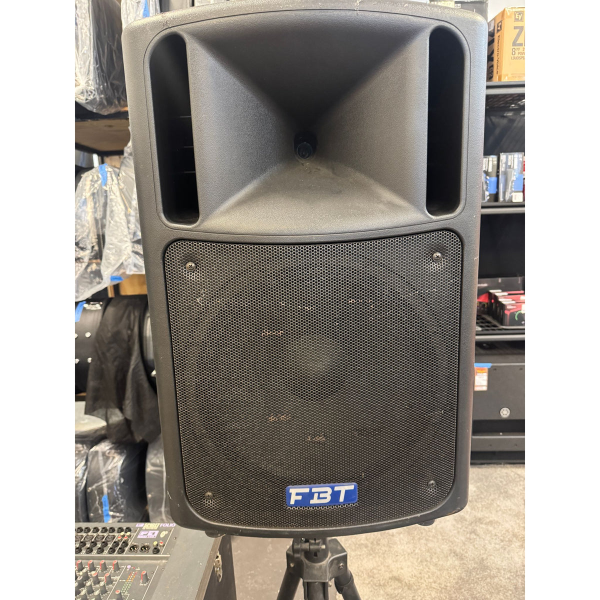 Used Complete PA System Vintage FBT Speakers with Soundcraft Mixer and Accessories