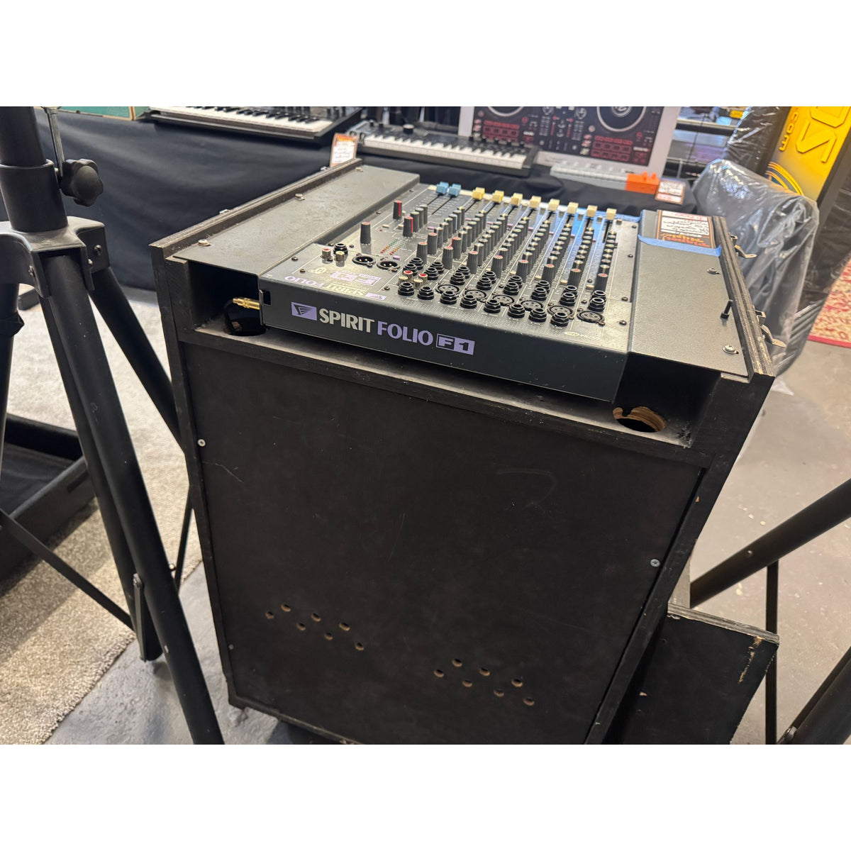 Used Complete PA System Vintage FBT Speakers with Soundcraft Mixer and Accessories