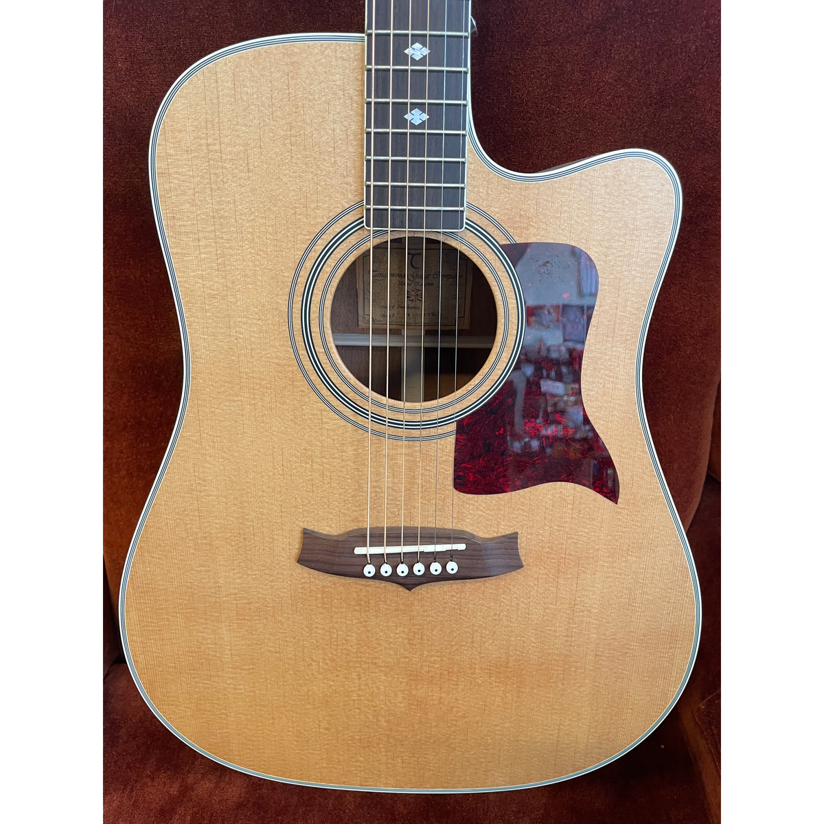 Tanglewood TW15 CENS Acoustic Electric Guitar with Hard Case