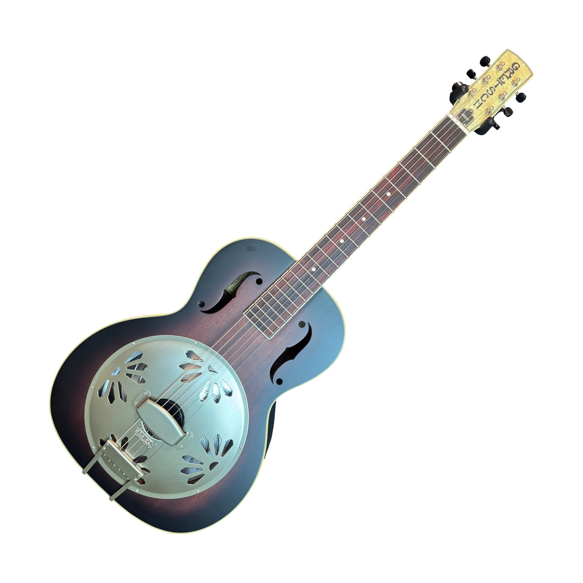 Used Gretsch Alligator Round-Neck Resonator Guitar with Hiscox Case