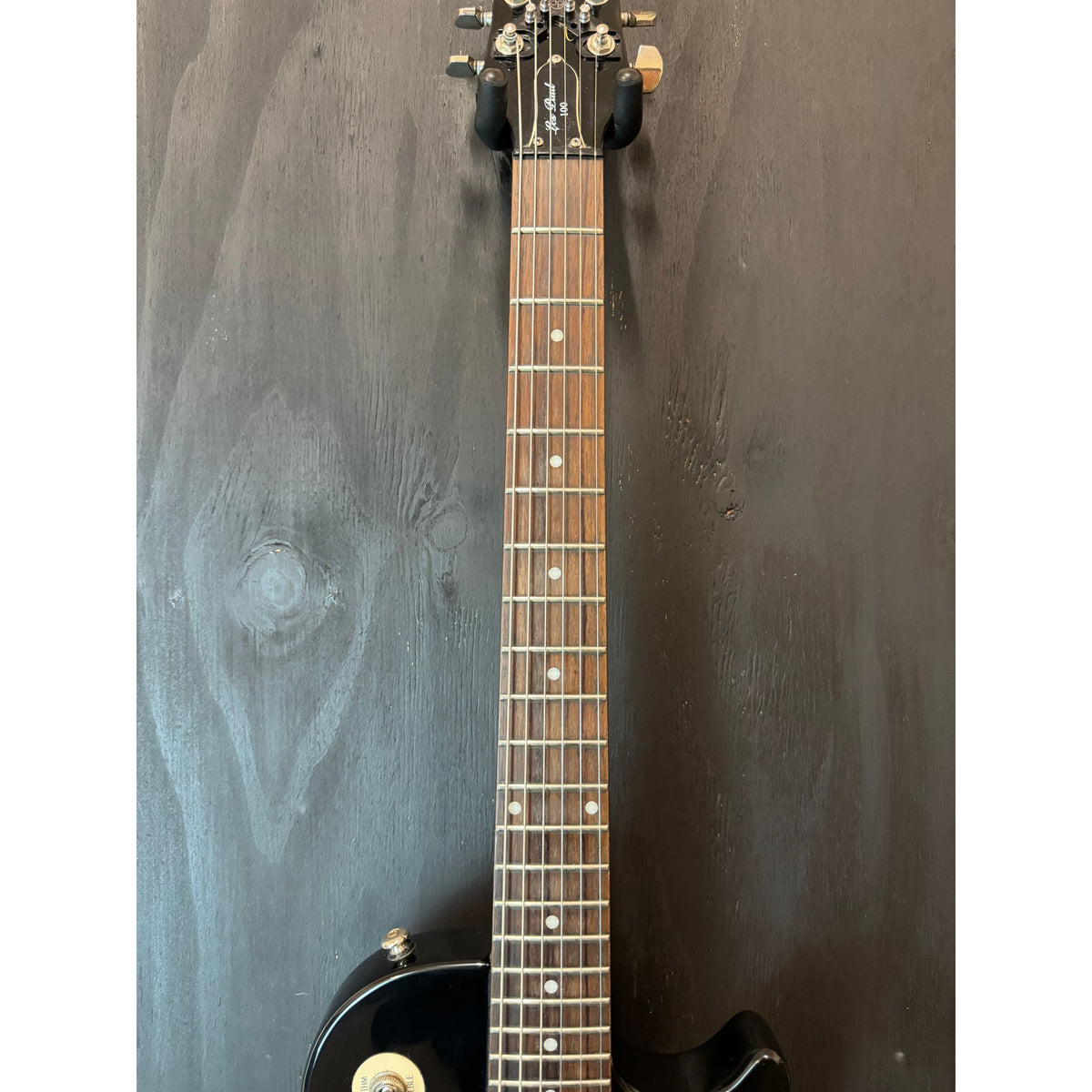 Used Epiphone Les Paul Electric Guitar Black With Tremolo