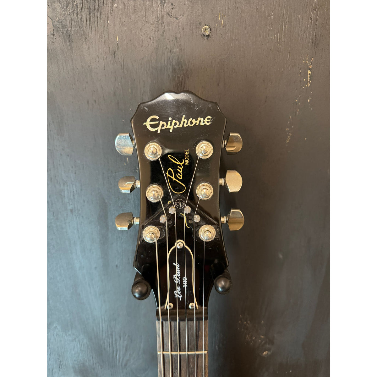 Used Epiphone Les Paul Electric Guitar Black With Tremolo