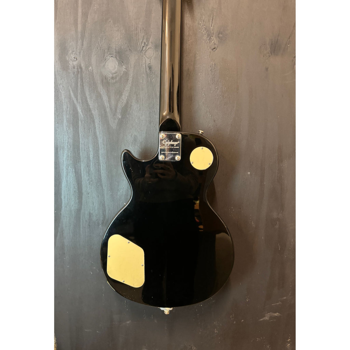Used Epiphone Les Paul Electric Guitar Black With Tremolo