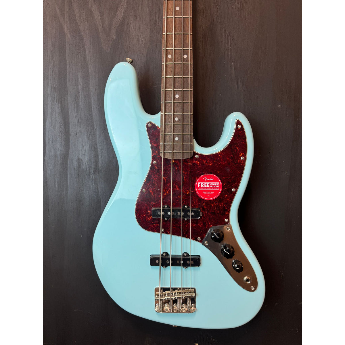 Used Squier Classic Vibe 60s Jazz Bass in Daphne Blue