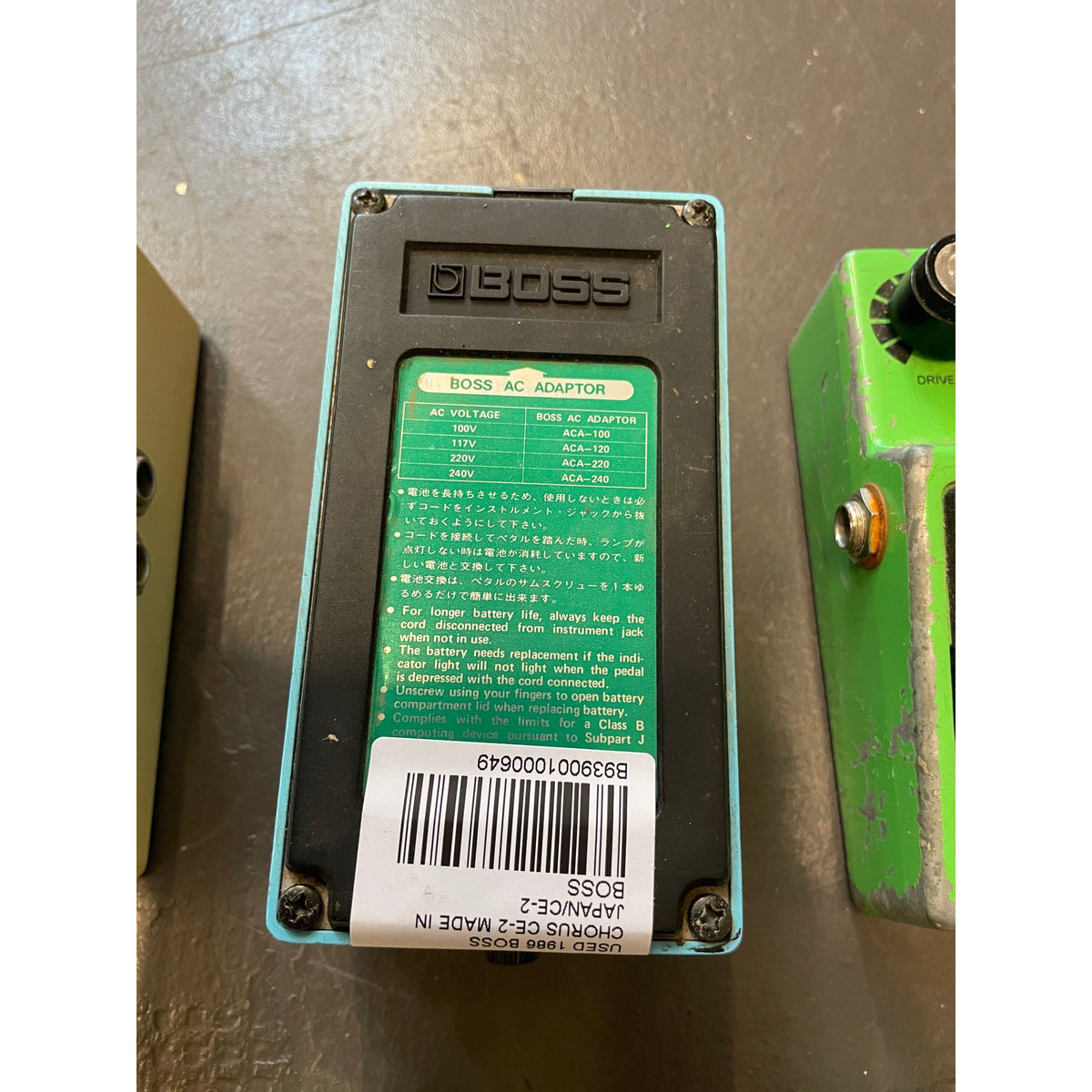 Used 1986 Boss Chorus CE-2 Made in Japan