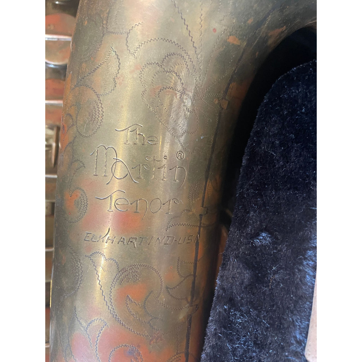 Used Elkhart "The Martin" 1959 USA Tenor Saxophone with Case