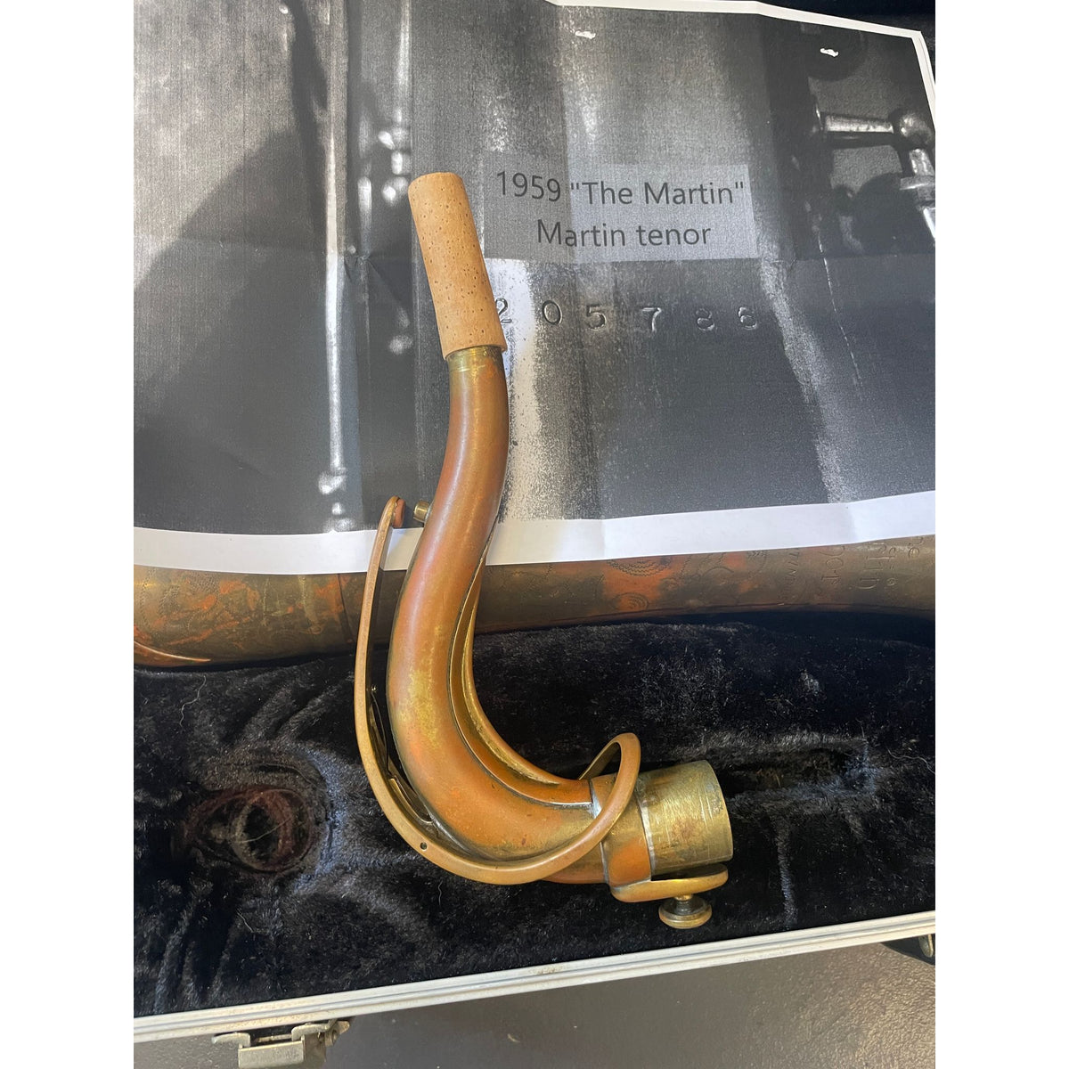 Used Elkhart "The Martin" 1959 USA Tenor Saxophone with Case