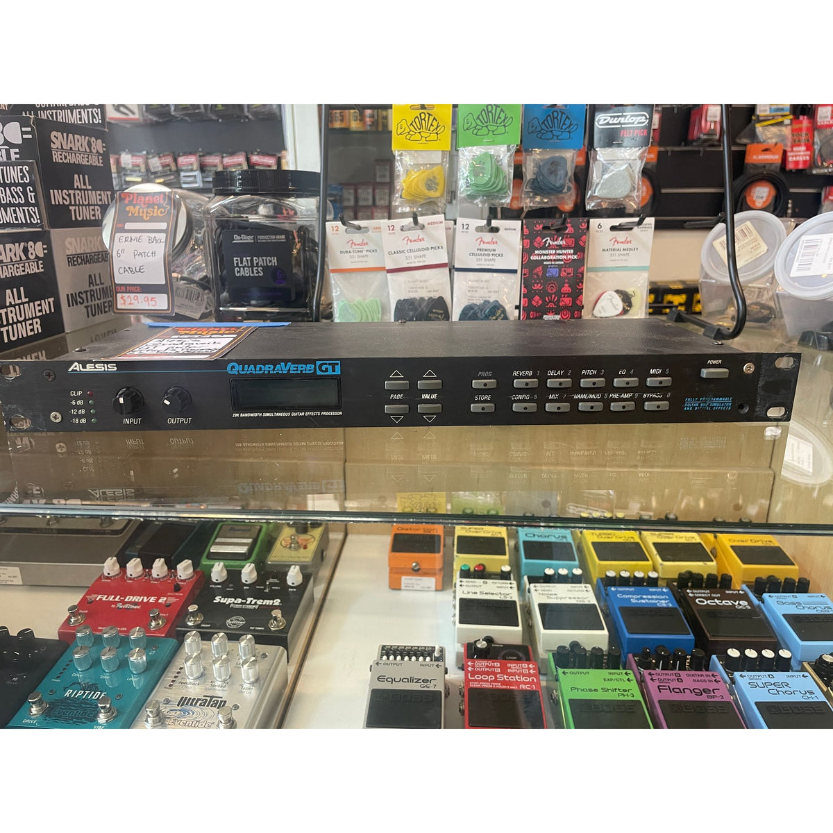 Used Alesis Quadraverb GT Guitar Effects Processor