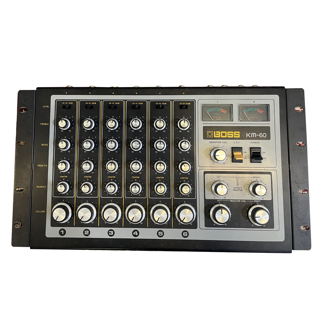 Used 1981 Boss KM-60 6 channel mixer 240V - Planet Music Used 1981 Boss KM-60 6 channel mixer 240V - Planet Music
