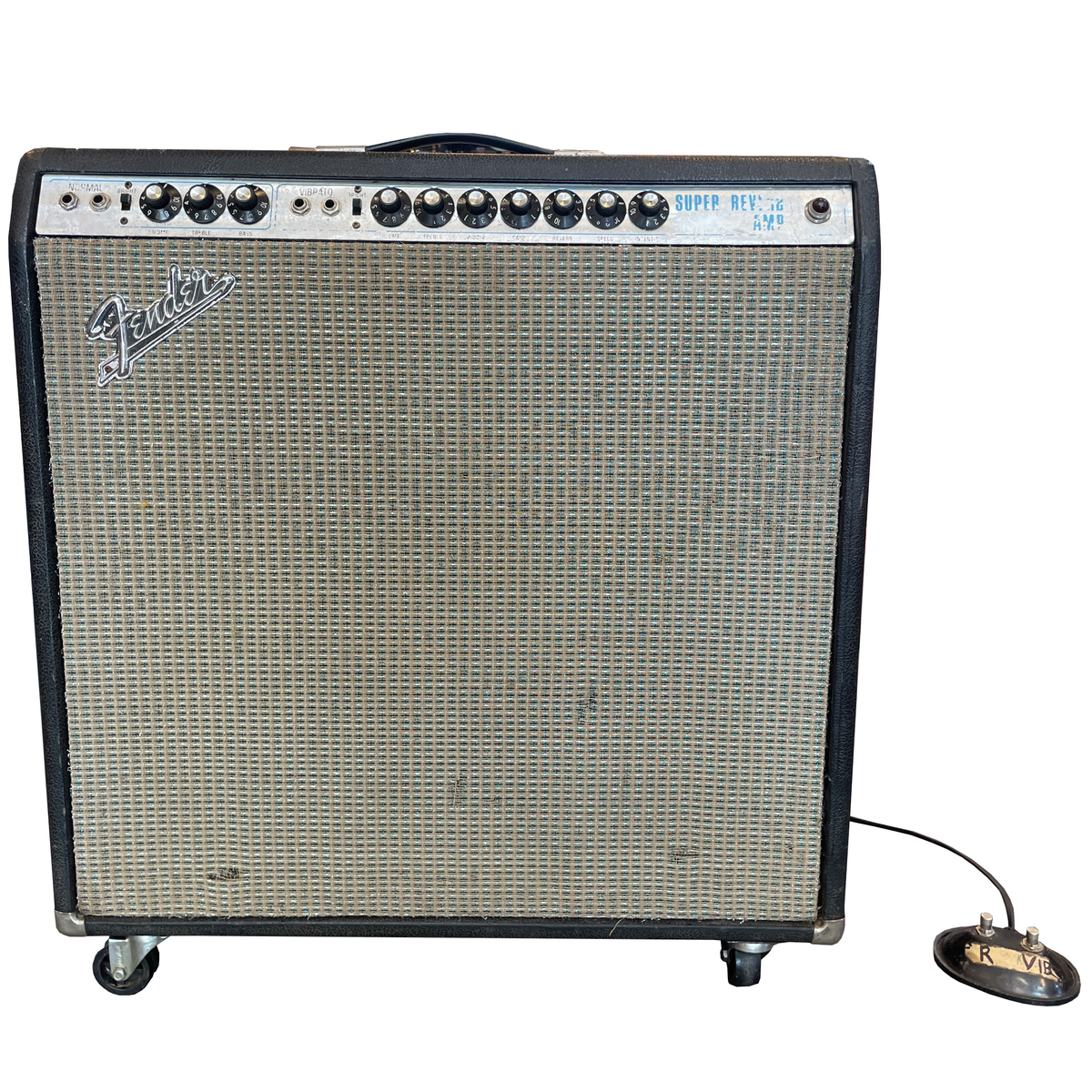 Used 1970 Fender Super Reverb Guitar Amplifier Fully Serviced 4x10" 40W