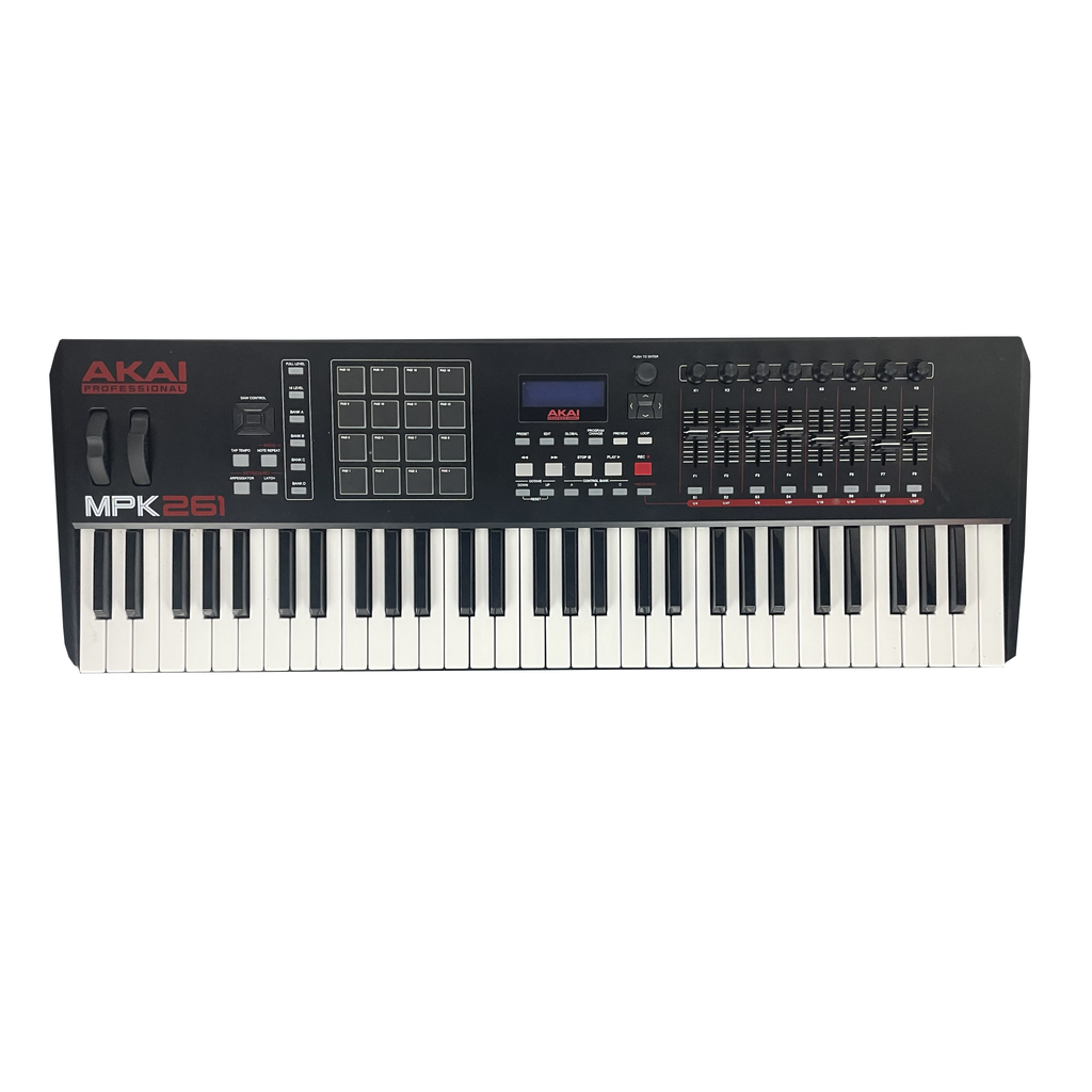 Used Akai MPK261 Midi Controller Keyboard with Gig Bag - Planet Music
