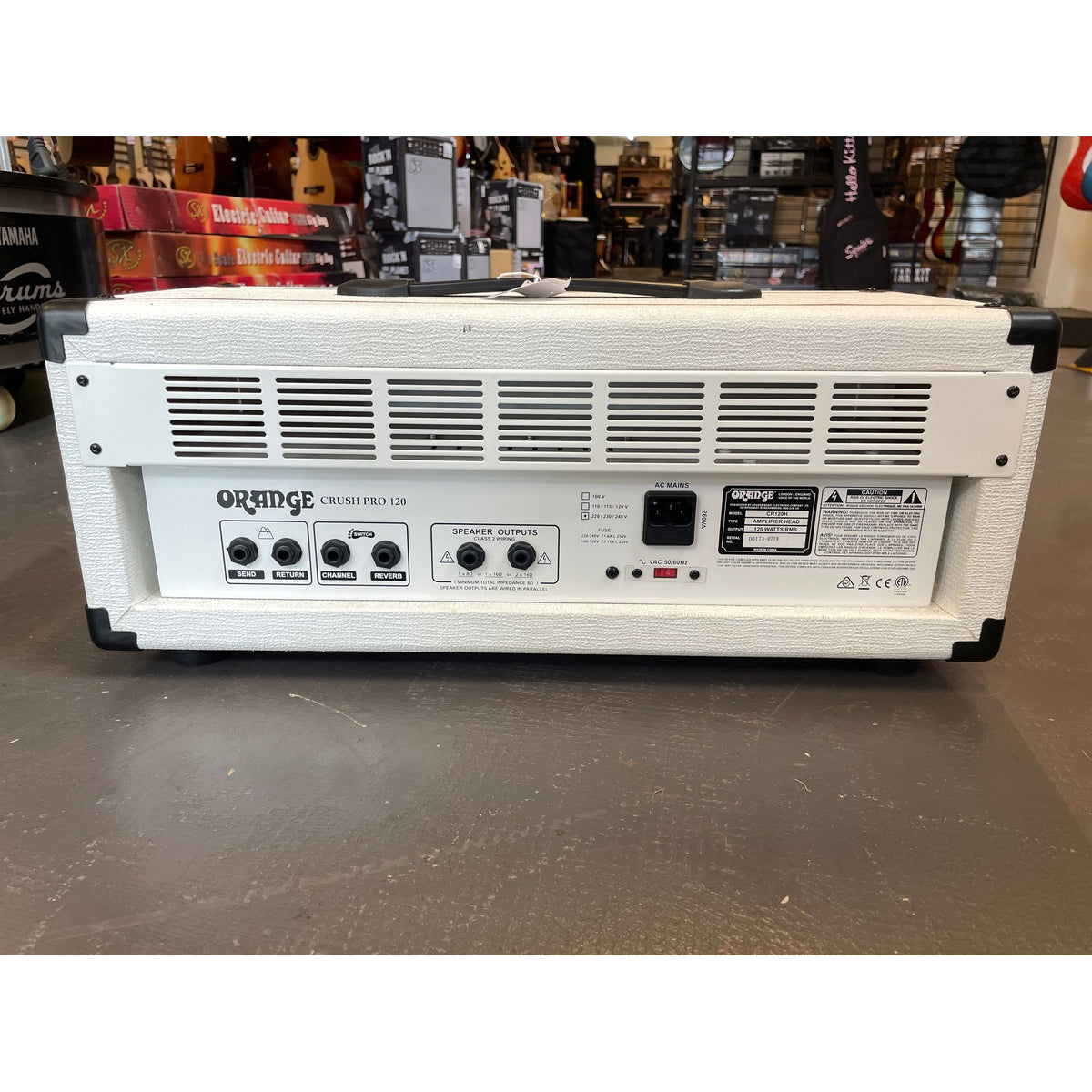 Used Orange Crush Pro 120 Head White Limited Edition