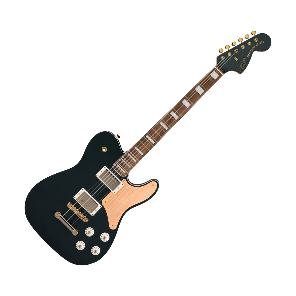 Squier Limited Edition Paranormal Troublemaker Telecaster Deluxe Electric Guitar Cadillac Green