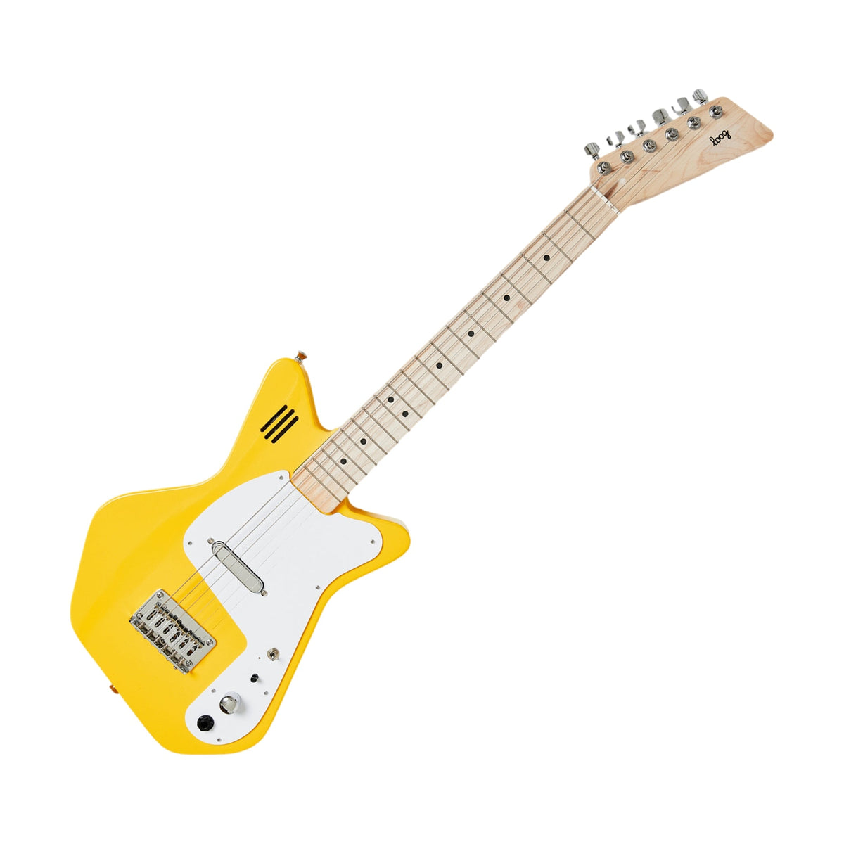 Loog Pro Electric 6 String Kids Guitar Yellow