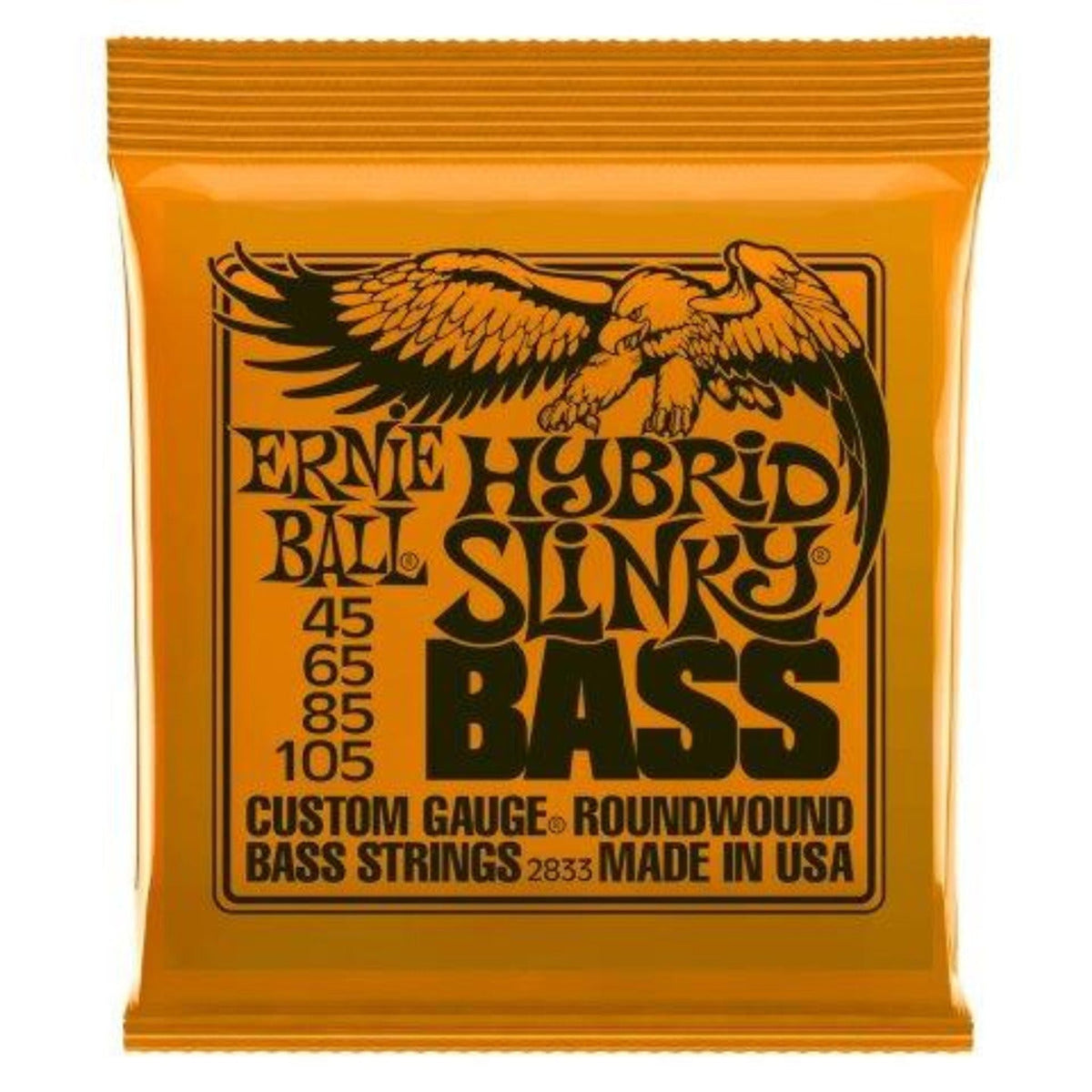 Ernie Ball Bass String Set 45/105 Hybrid Slinky Orange