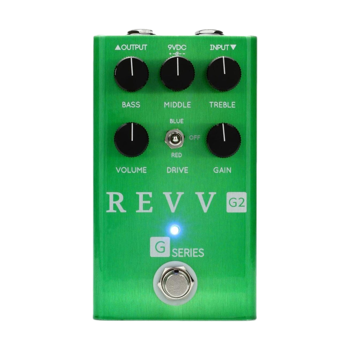 Revv G2 Green Channel Boost Overdrive Pedal