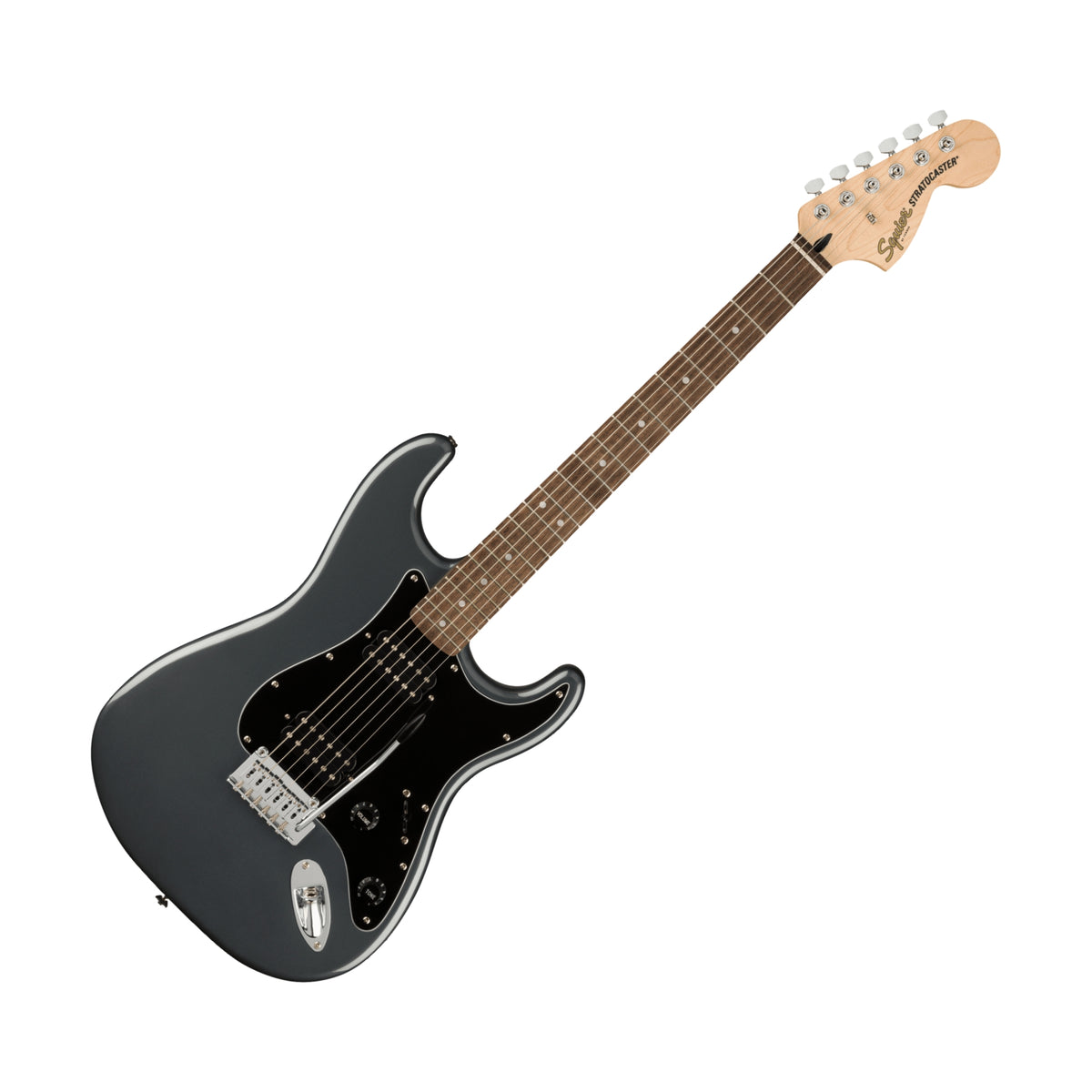 Affinity Series Stratocaster HH Electric Guitar Charcoal Frost Metallic