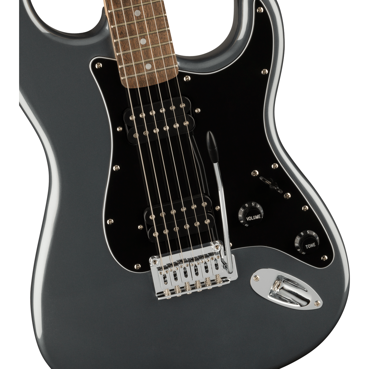 Affinity Series Stratocaster HH Electric Guitar Charcoal Frost Metallic