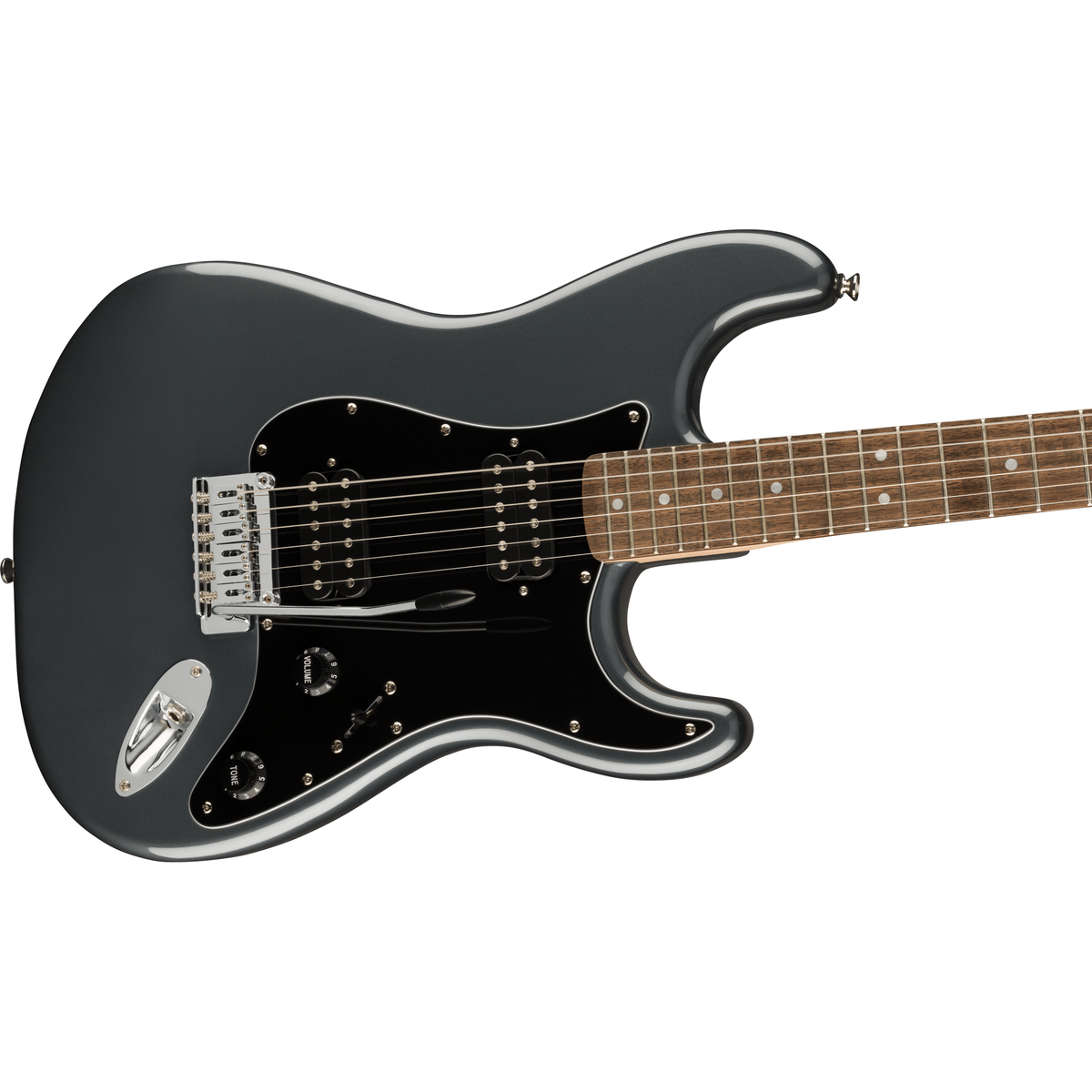 Affinity Series Stratocaster HH Electric Guitar Charcoal Frost Metallic