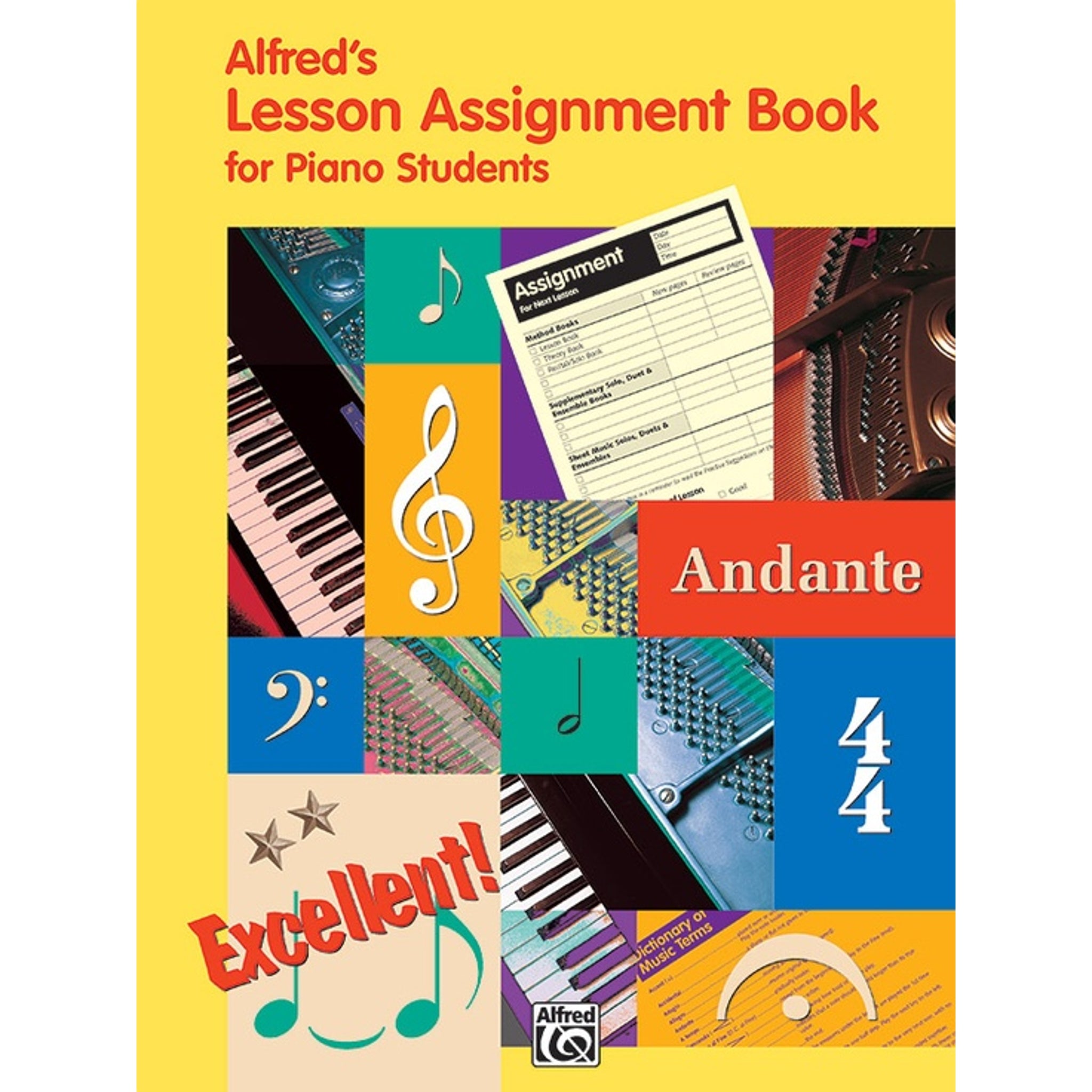 Asignment Books Alfred's Lesson Assignment Book for Piano Students - Planet Music