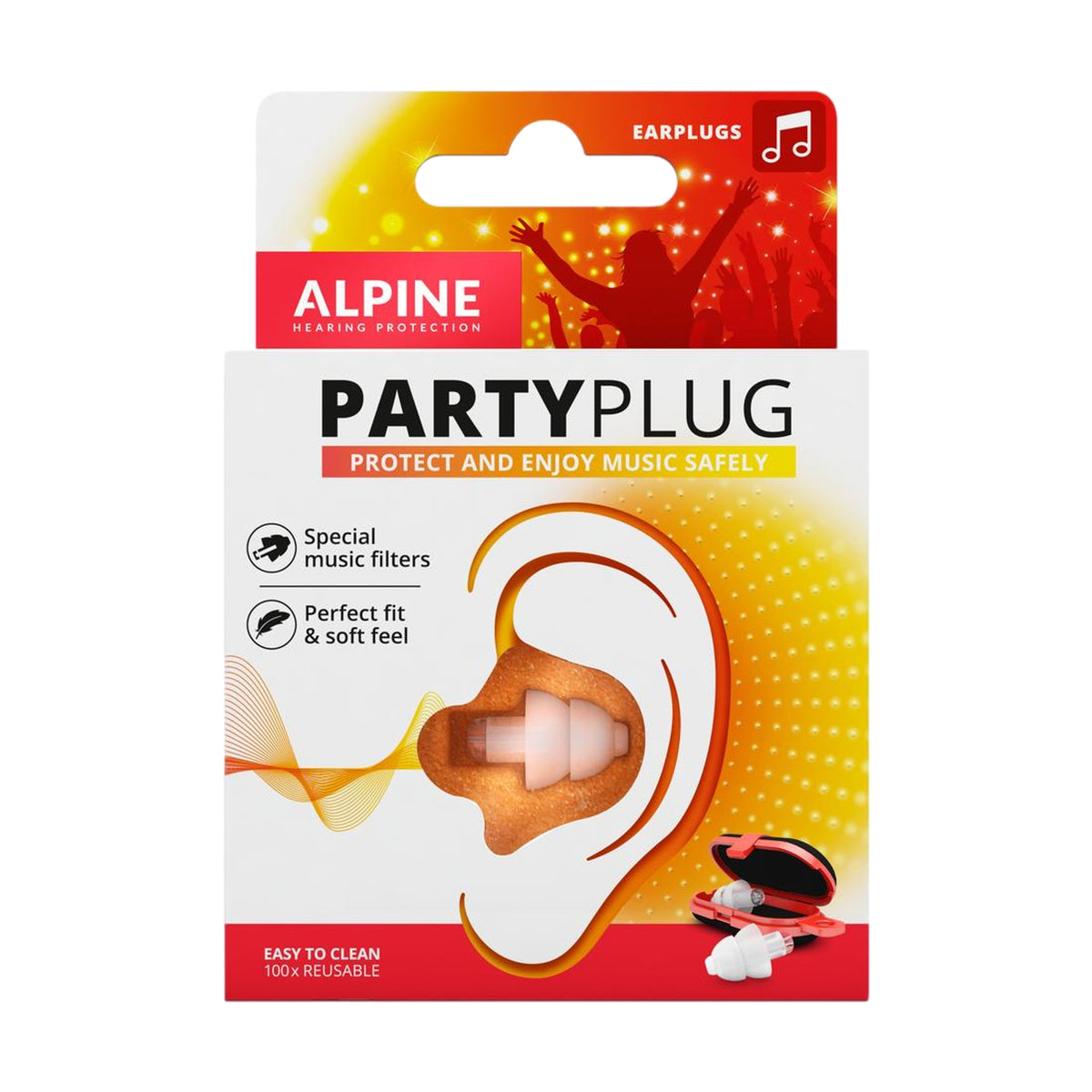 Alpine Party Plugs Transparent Pair