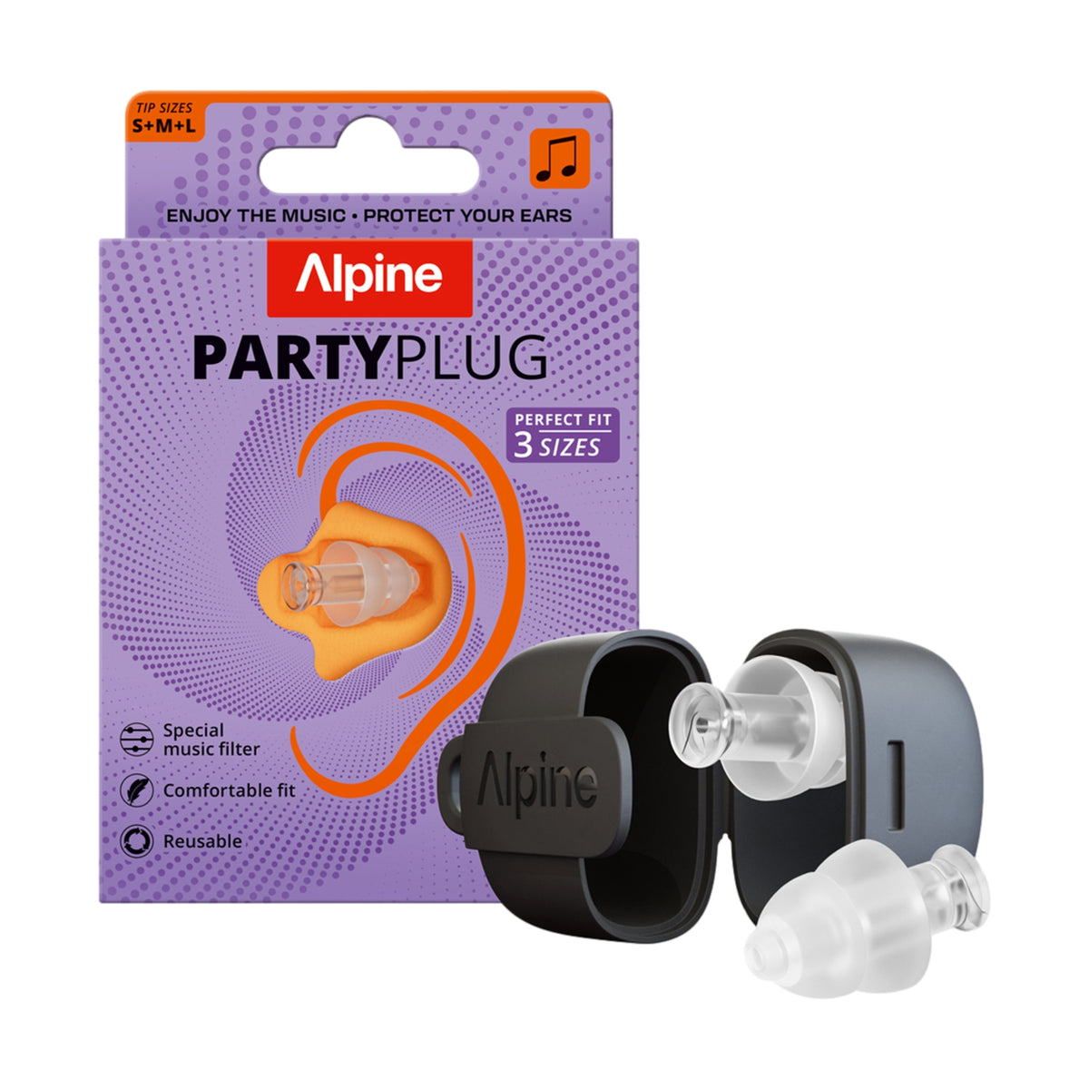 Alpine Partyplug Transparent Earplugs